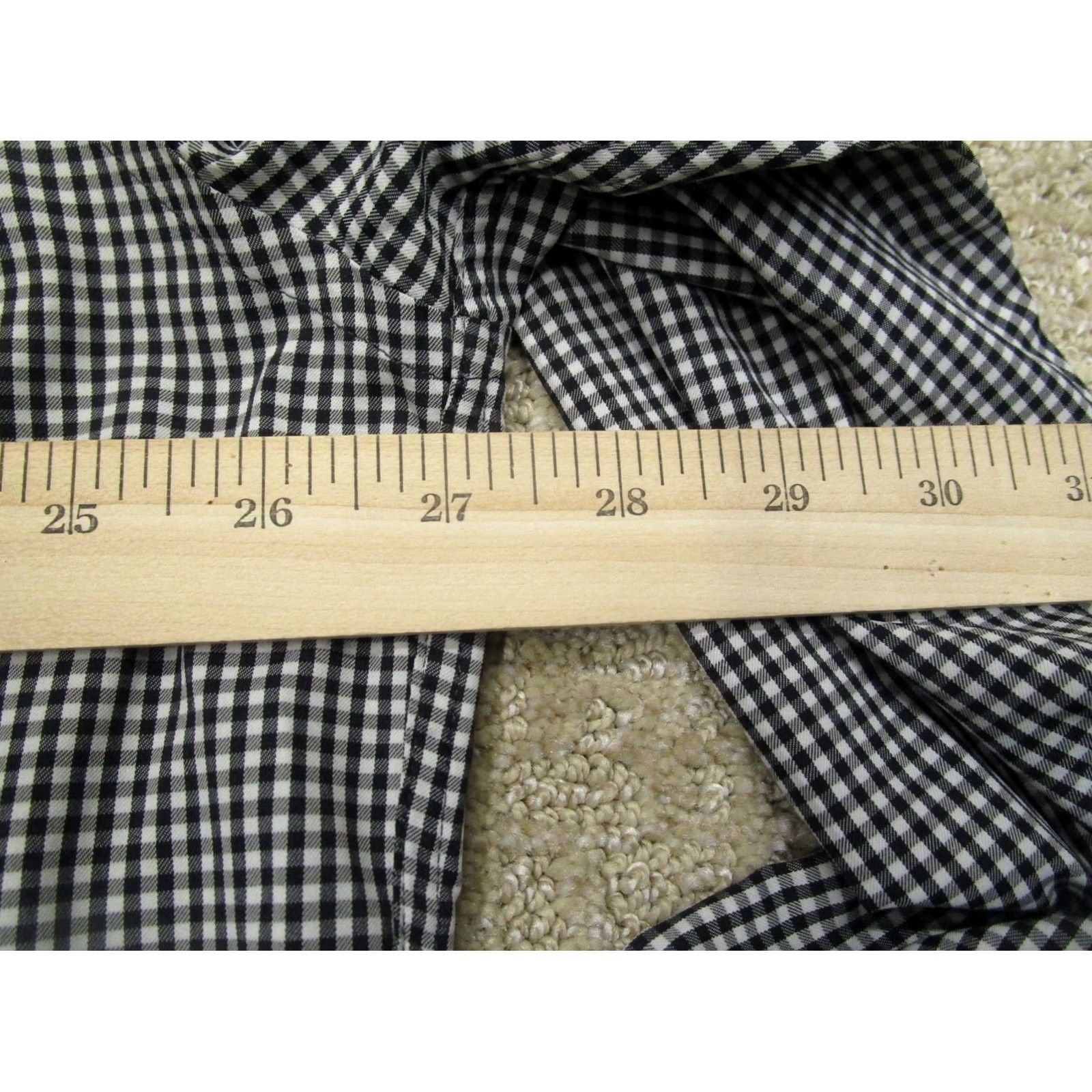 Peter Millar Peter Millar Shirt Men XXL Black Check Summer Comfort Long Sleeve Size US XXL / EU 58 / 5 - 6 Thumbnail