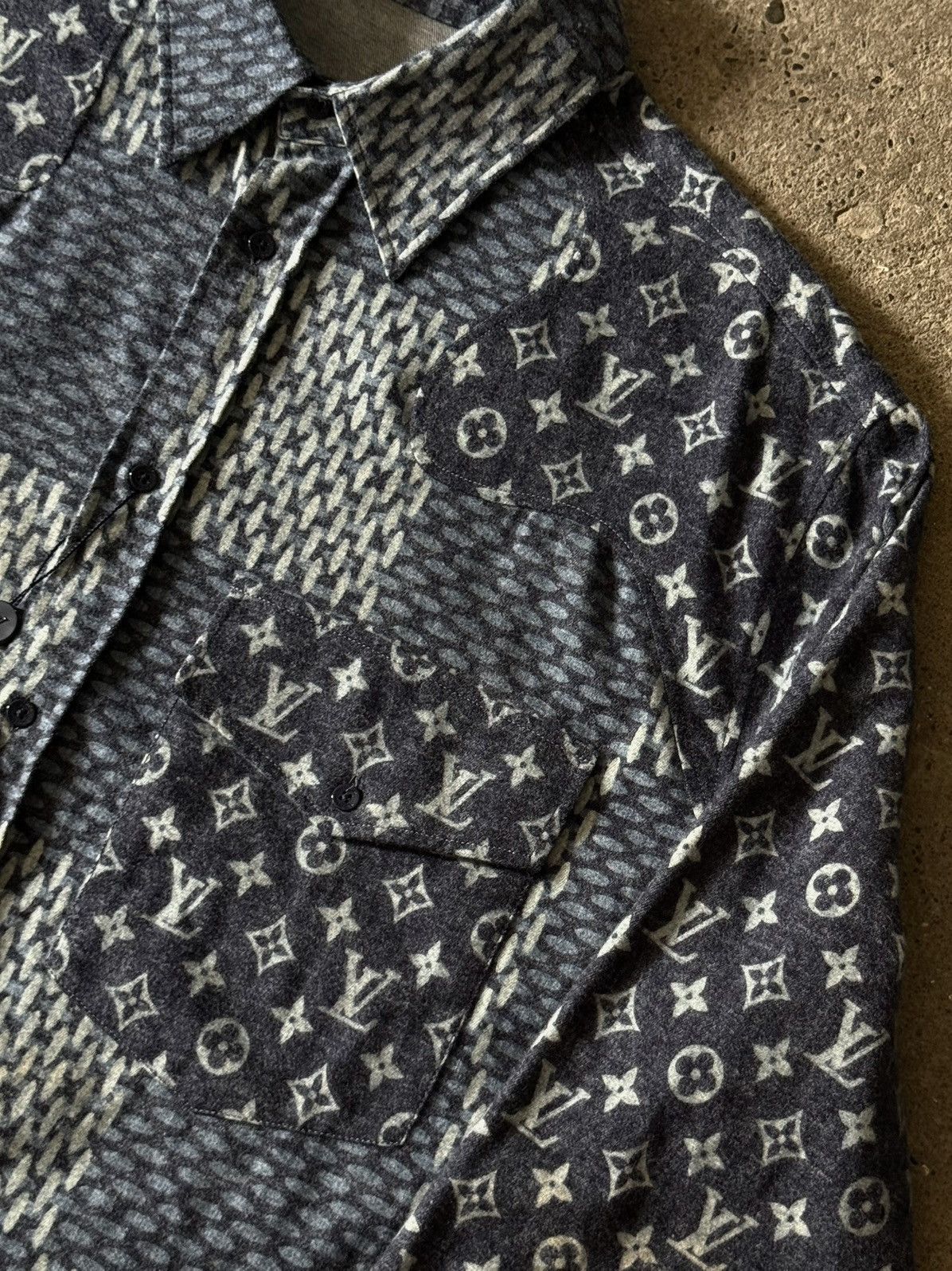 Louis Vuitton Louis Vuitton - Virgil Abloh / Nigo - SS20 - Flannel Shirt Size US XXL / EU 58 / 5 - 3 Thumbnail
