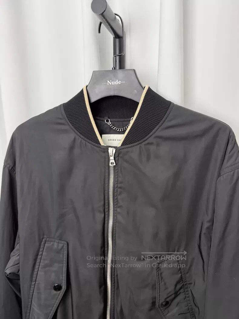Dries Van Noten DRIES VAN NOTEN Back Zip Bomber Classic Size US L / EU 52-54 / 3 - 4 Thumbnail