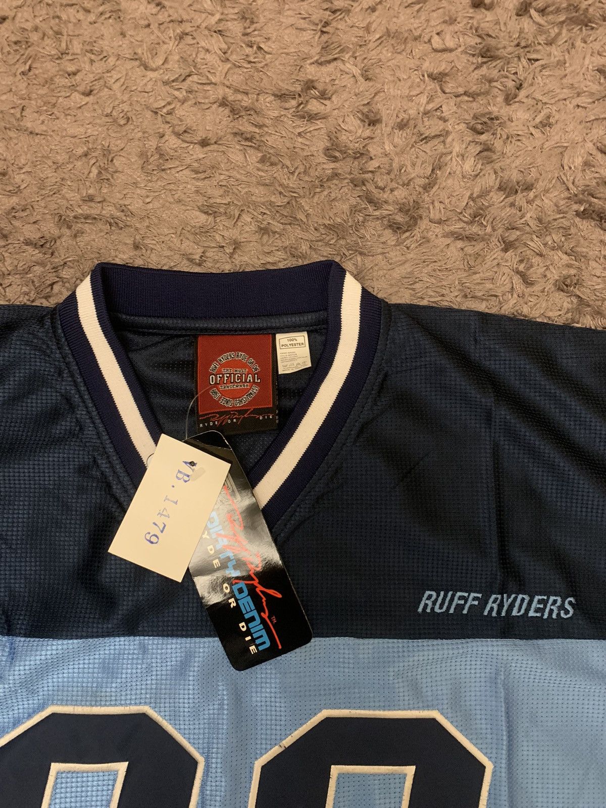 Rap Tees Ruff Ryders Clan 82 Vintage Jersey Size US XXL / EU 58 / 5 - 4 Thumbnail