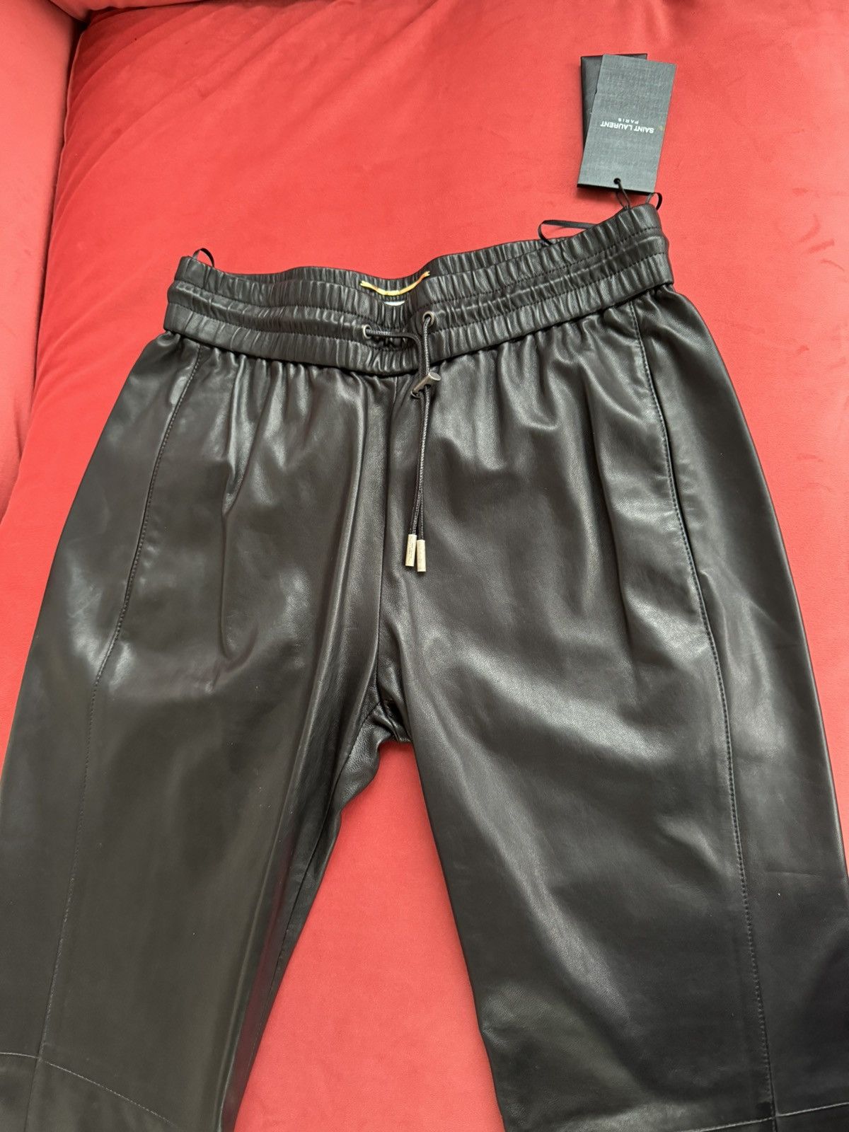 Saint Laurent Paris Saint Laurent super soft leather trousers, size 36 Fr, S Size 26" / US 2 / IT 38 - 5 Thumbnail