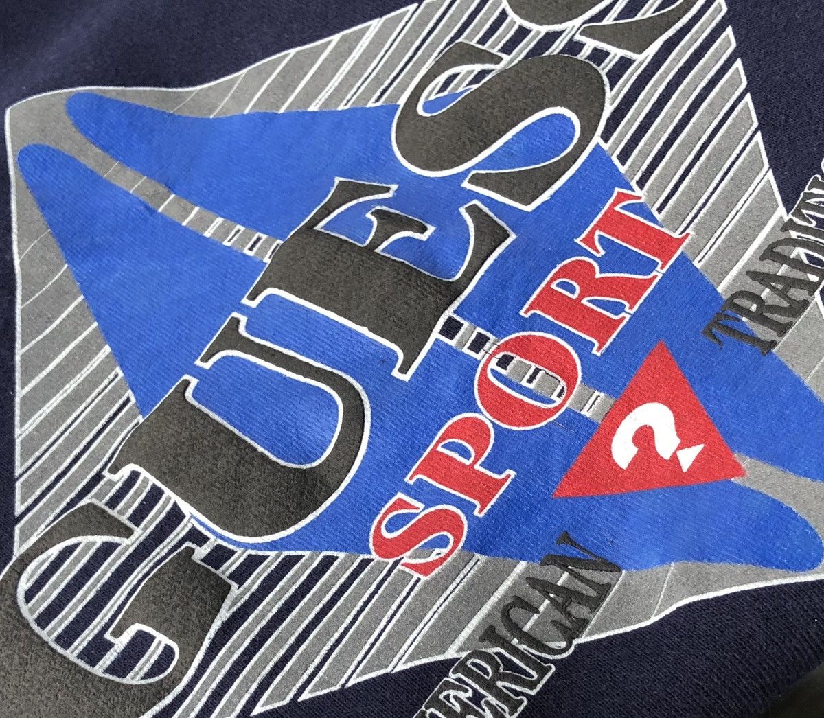 Georges Marciano Vintage Guess Sport Big Logo Sweatshirt Crewneck Made In USA Size US M / EU 48-50 / 2 - 5 Thumbnail
