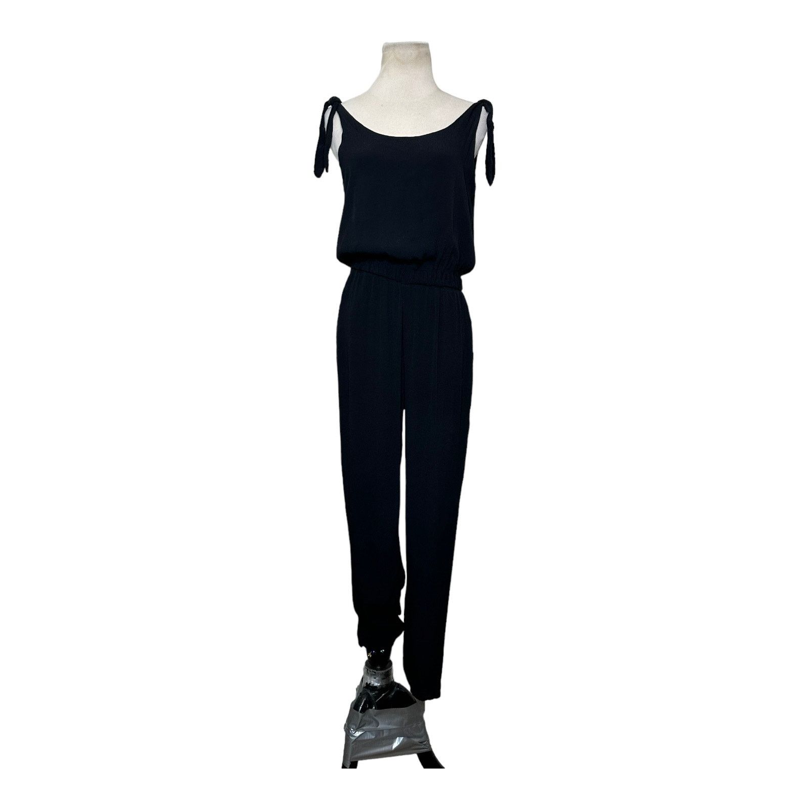Madewell Madewell black sleeveless shoulder tie jumpsuit size Small Size 27" / US 4 / IT 40 - 7 Thumbnail