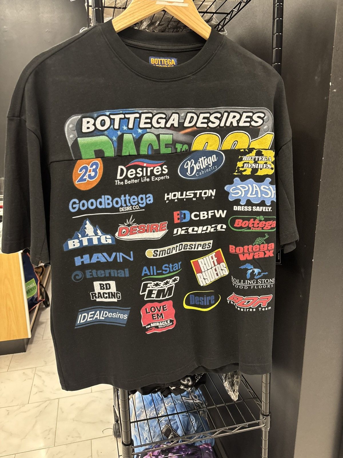 Bottega Desires Bottega Desires Race Tee black Size US S / EU 44-46 / 1 - 1 Thumbnail