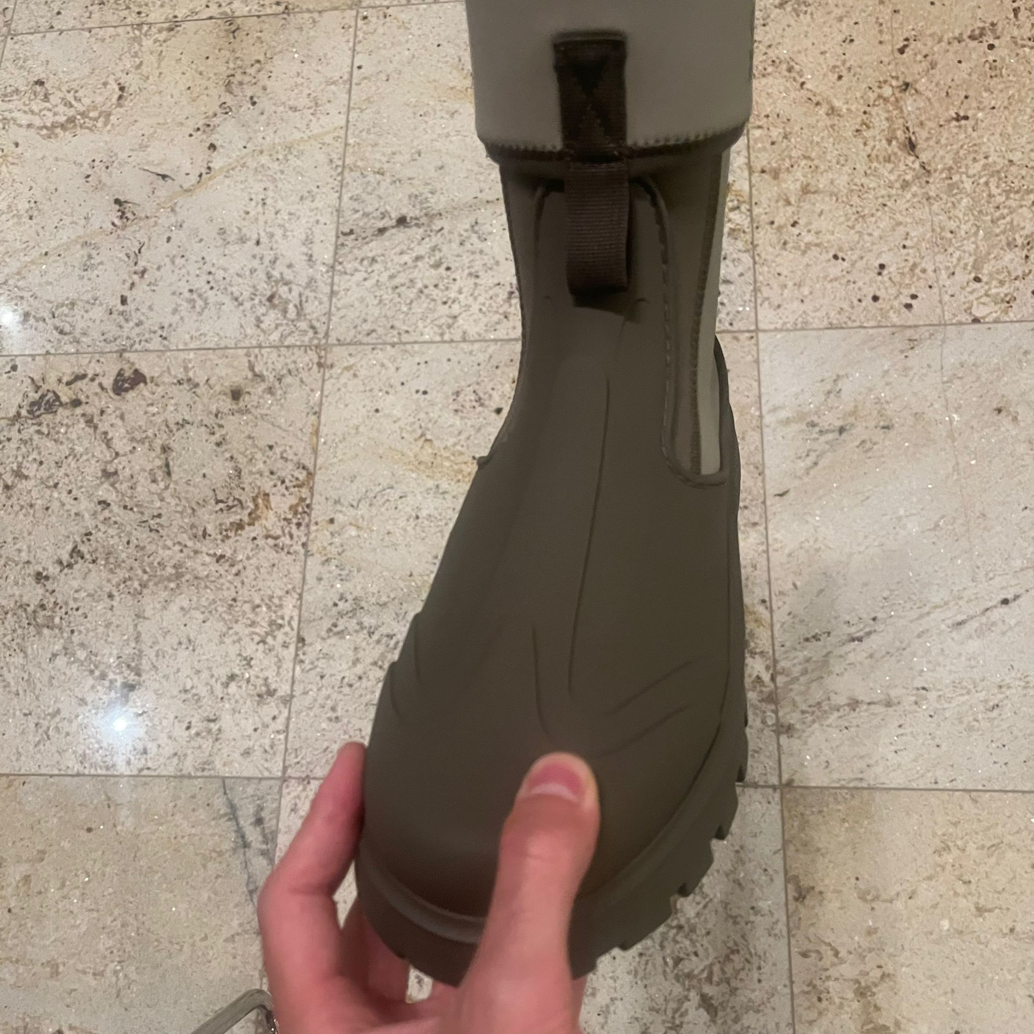 Dior Garden Neoprene Boots in Khaki Size US 9 / EU 42 - 5 Thumbnail