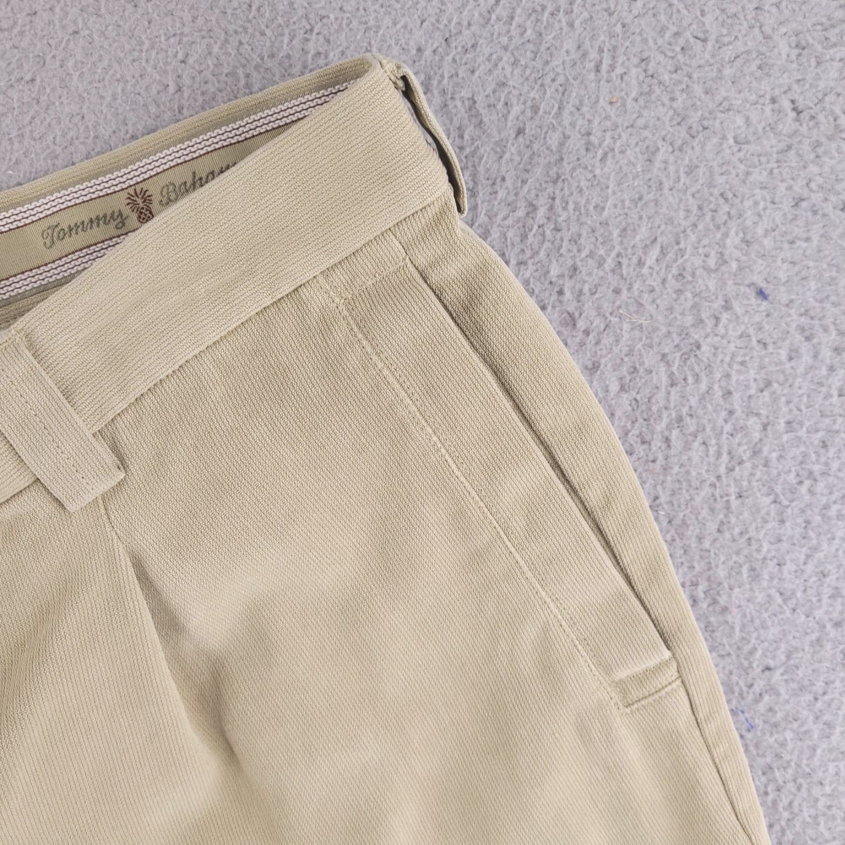 Tommy Bahama Tommy Bahama Shorts Mens Silk Chino Pleated 34 Brown, Size 34, Regular, Front Pleated, Silk Chino, Mens Shorts 34, Tommy Bahama Size US 34 / EU 50 - 3 Thumbnail