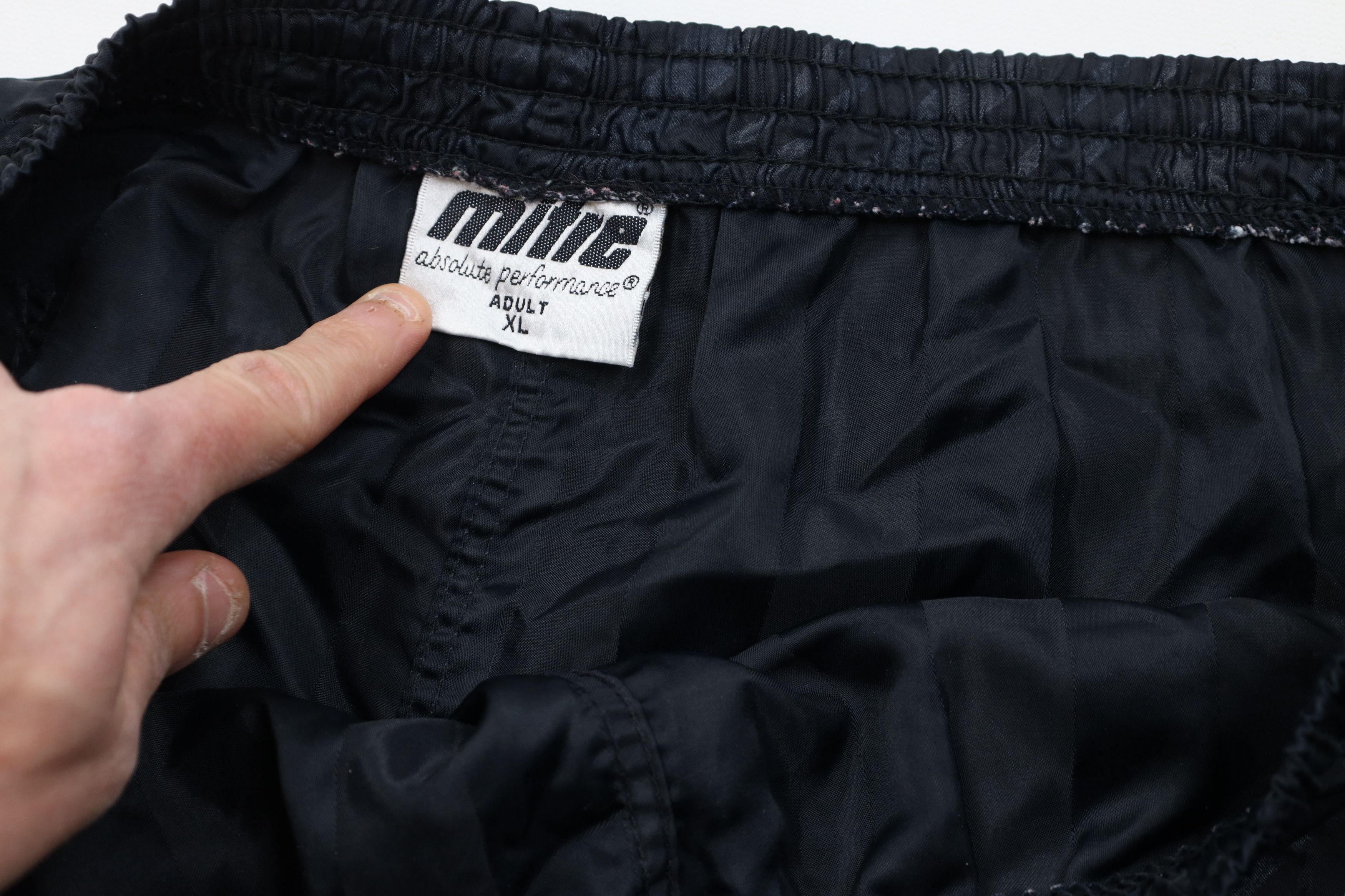 Vintage Vintage 90s Mitre Running Jogging Soccer Shorts Black Size US 36 / EU 52 - 7 Thumbnail