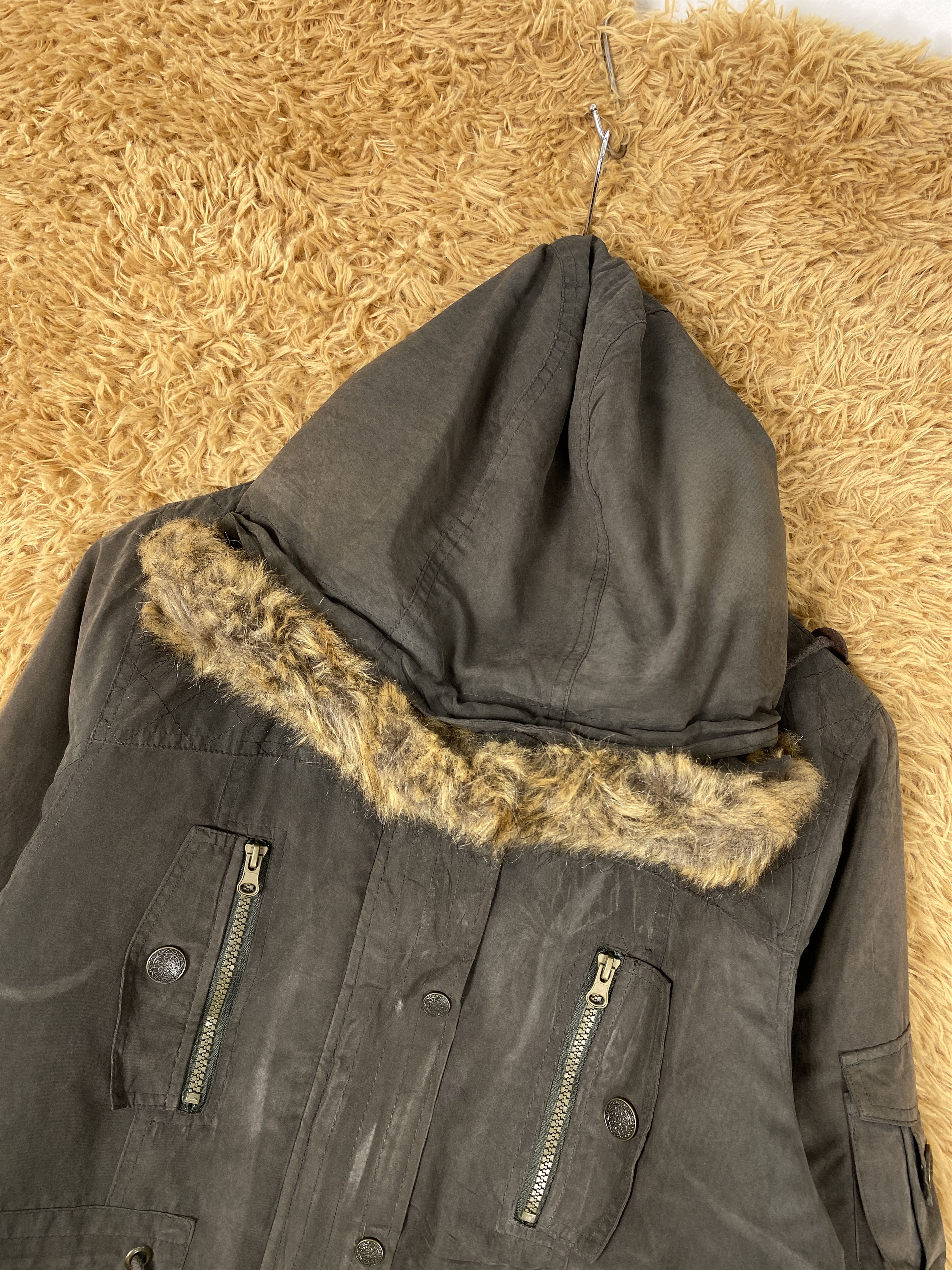 Japanese Brand Vintage C" estbien Hoodie Faded Long Jacket Parkas J2077 Size S / US 4 / IT 40 - 2 Thumbnail