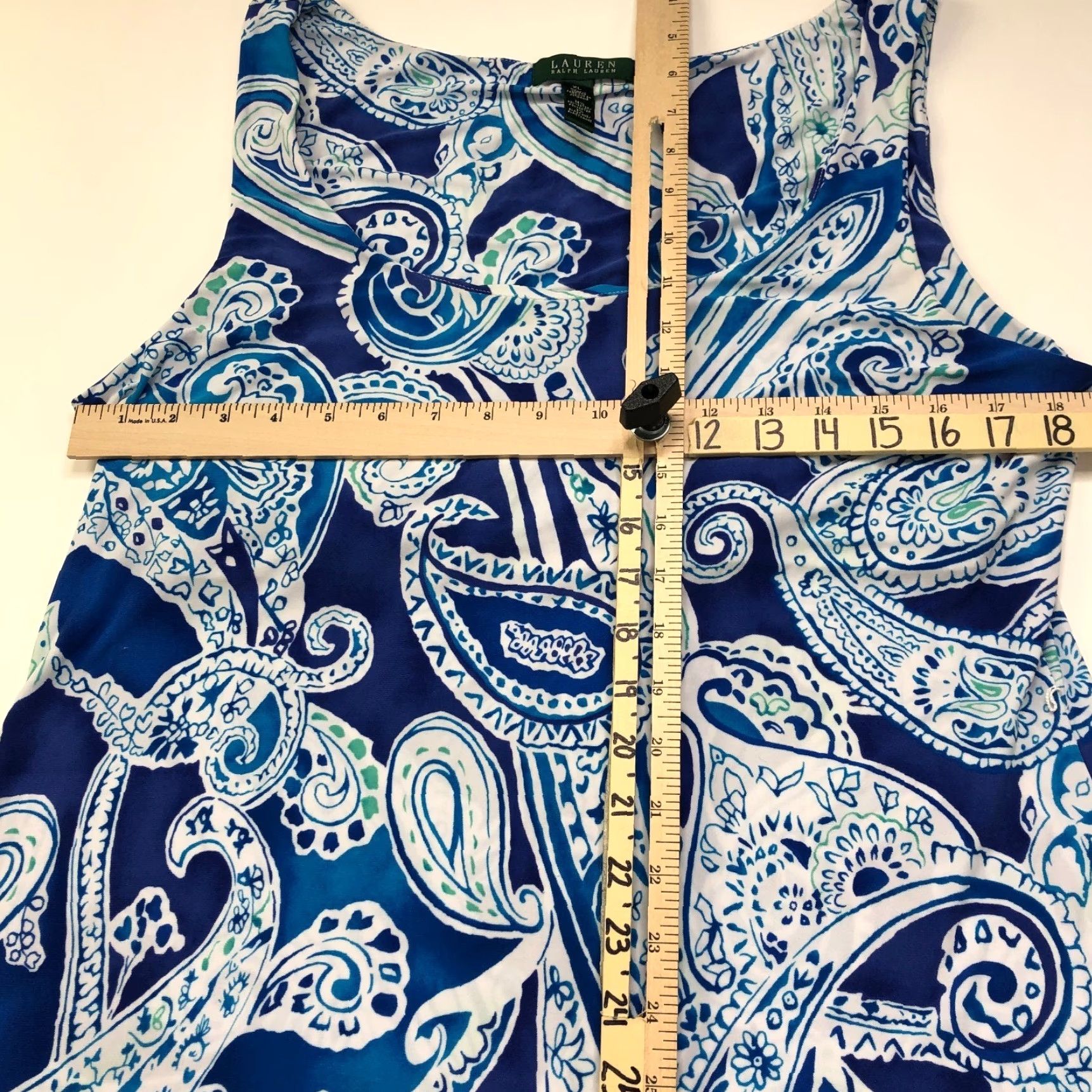 Ralph Lauren Ralph Lauren Maxi Dress XL Paisley All Over Print Women Full Length Sleeveless Pullover Round Neck Casual Dress Size XL / US 12-14 / IT 48-50 - 6 Thumbnail