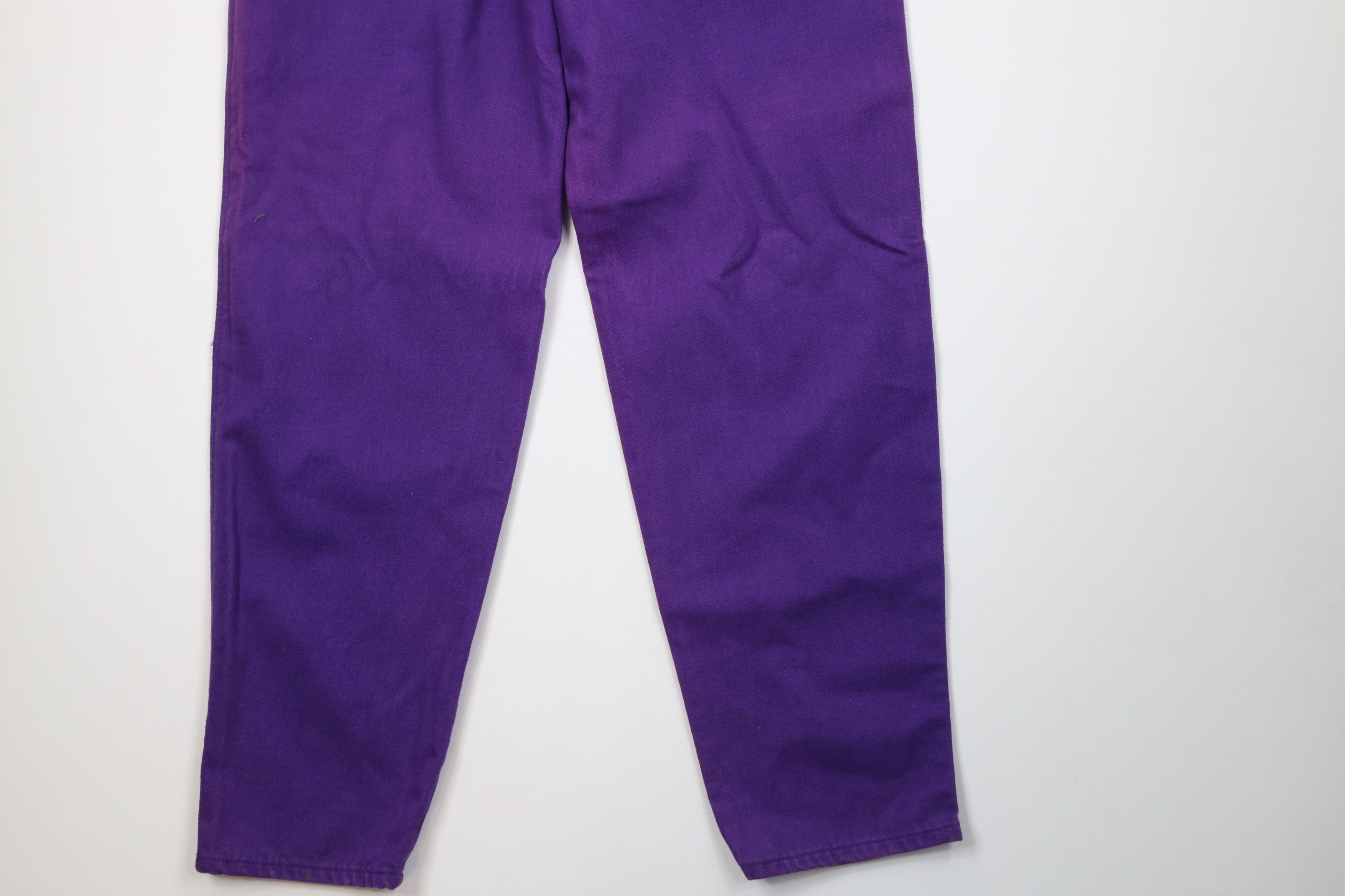 Vintage Deadstock Vintage 90s Streetwear Jeans Purple Cotton Size US 32 / EU 48 - 11 Thumbnail