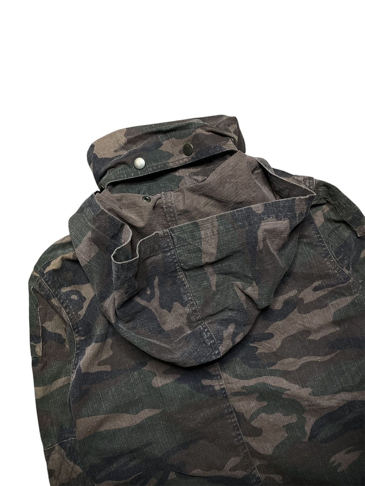 GOA 2000’s Bub Jhonny - Cyber Style Distressed Camo Bono Jacket Size US M / EU 48-50 / 2 - 10 Thumbnail