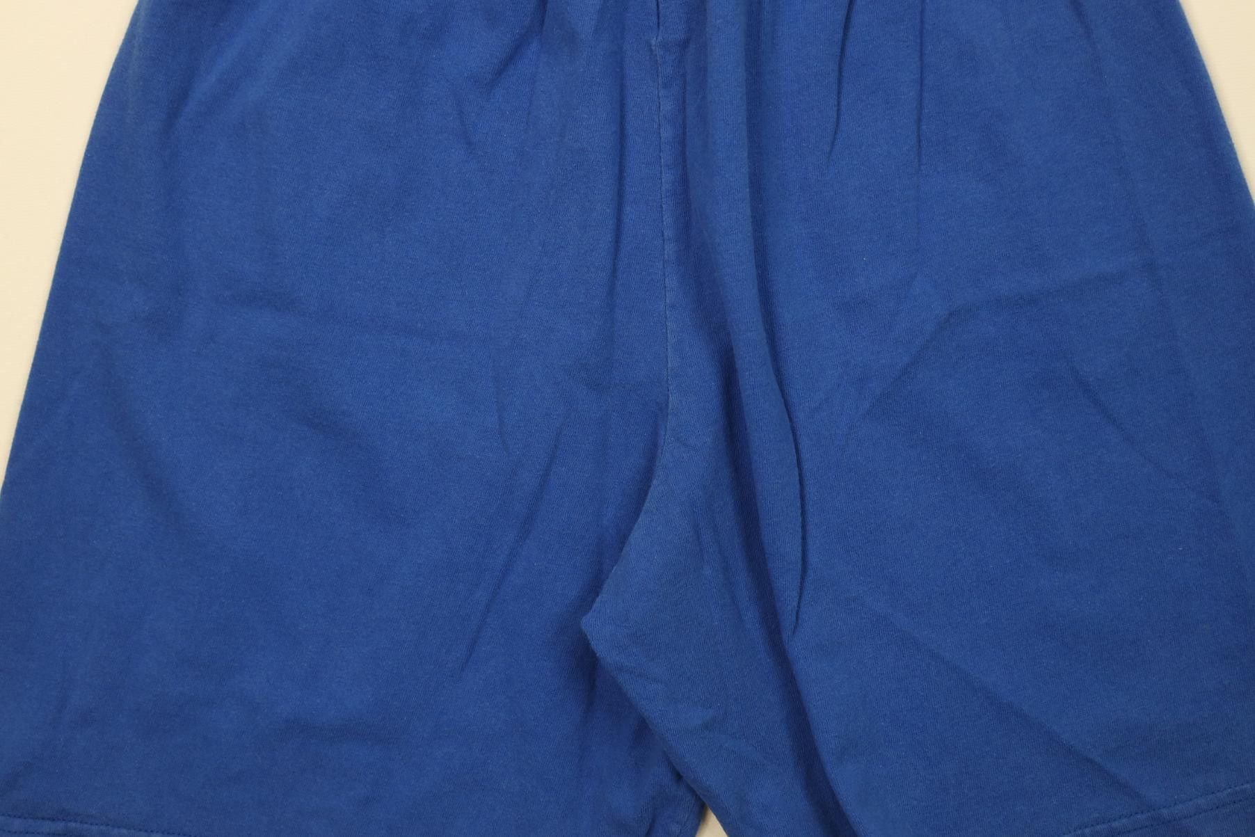 Vintage Vintage 90s Spalding Basketball Spell Above Knee Shorts Blue Size US 30 / EU 46 - 11 Thumbnail