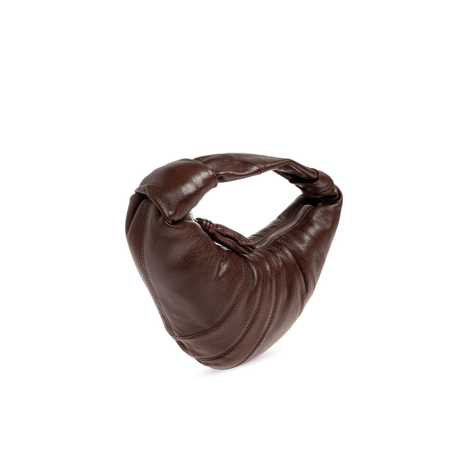 Lemaire Lemaire Mini Fortune Croissant Brown Top Handle Bag New & Au Size ONE SIZE - 3 Thumbnail