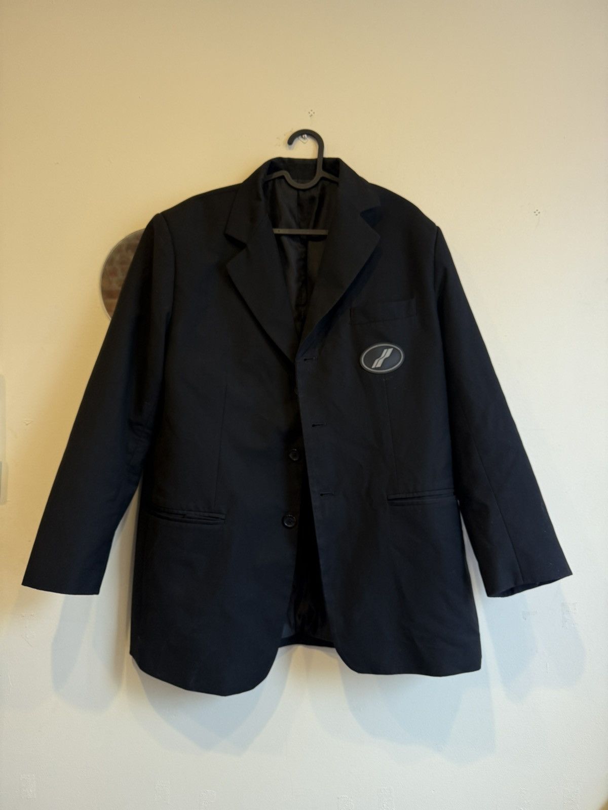 WE11DONE Black blazer avant guard style by We11done Size 44L - 2 Thumbnail