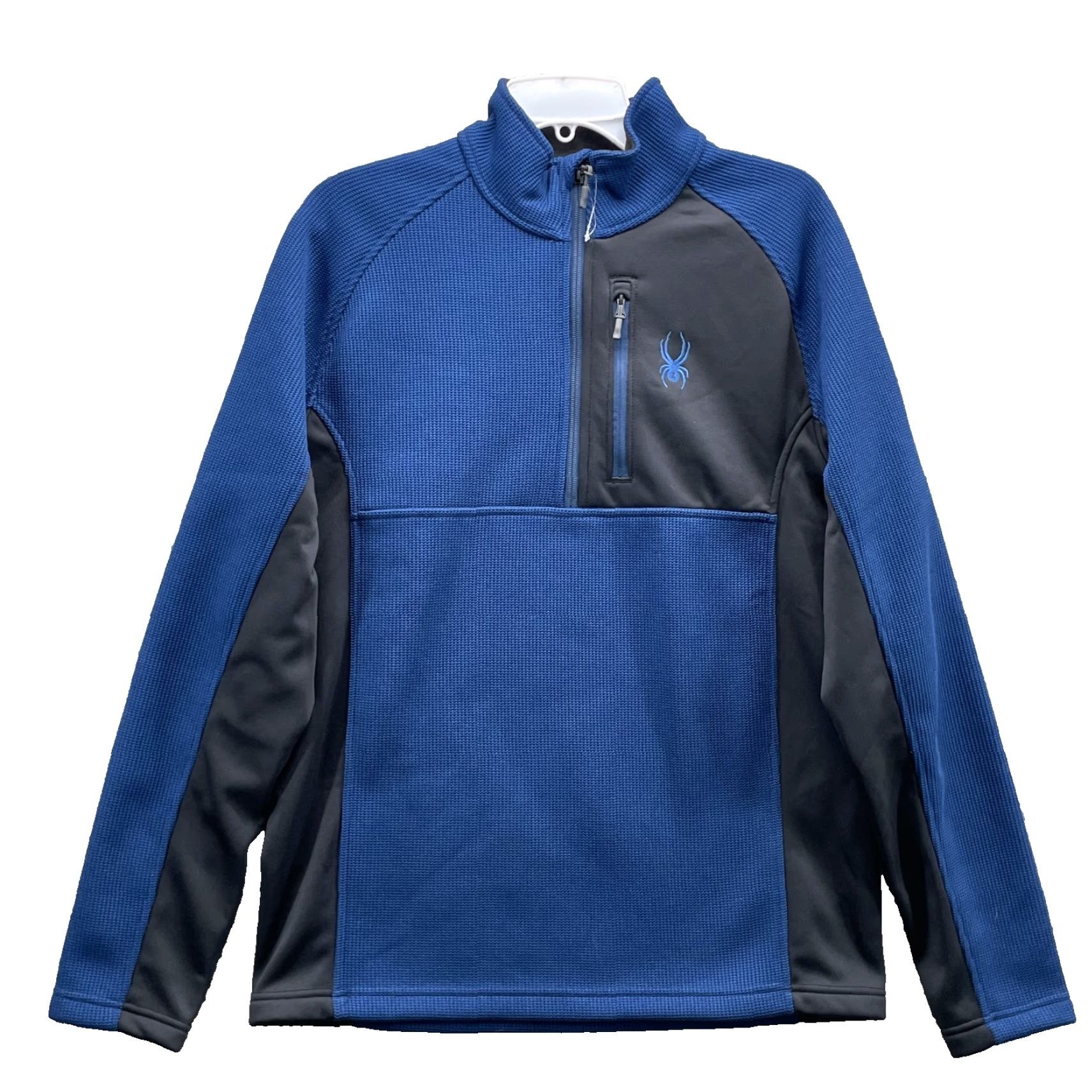 Spyder Spyder Mens Large Blue 1/4 Zip Core Sweater Gorpcore Tech Sportswear Performance Shirt Size US L / EU 52-54 / 3 - 2 Thumbnail