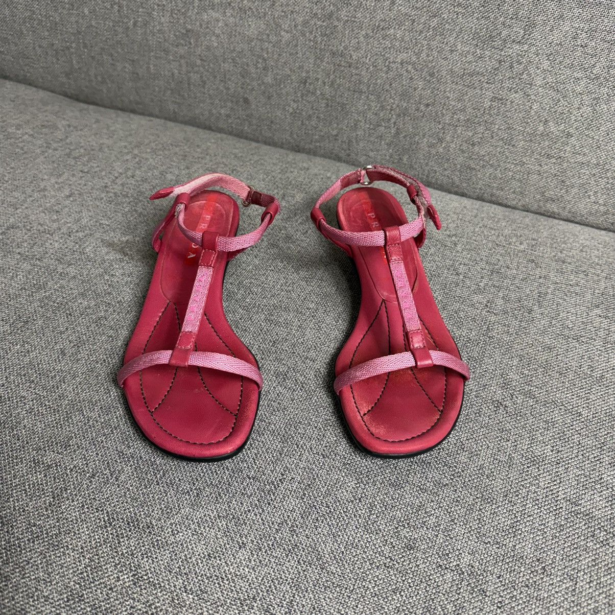 Prada 00s Prada Sport T Bar Strap Kitten Heels in Pink 36 Size US 6.5 / IT 36.5 - 7 Thumbnail