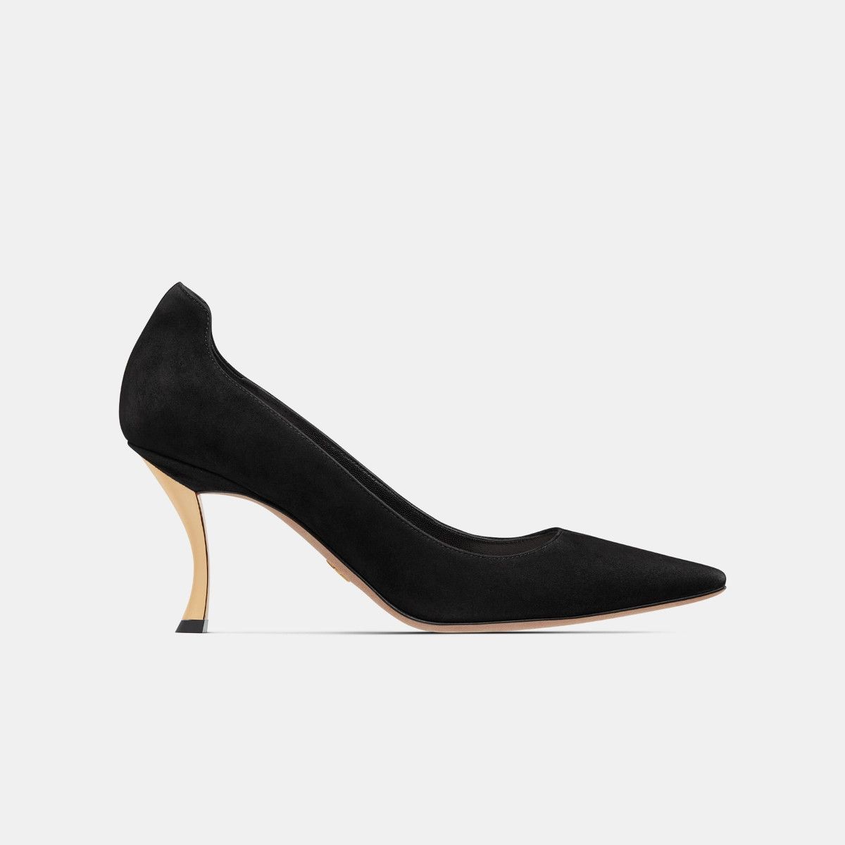 o1bcso1str0524 Heeled Pump in Black