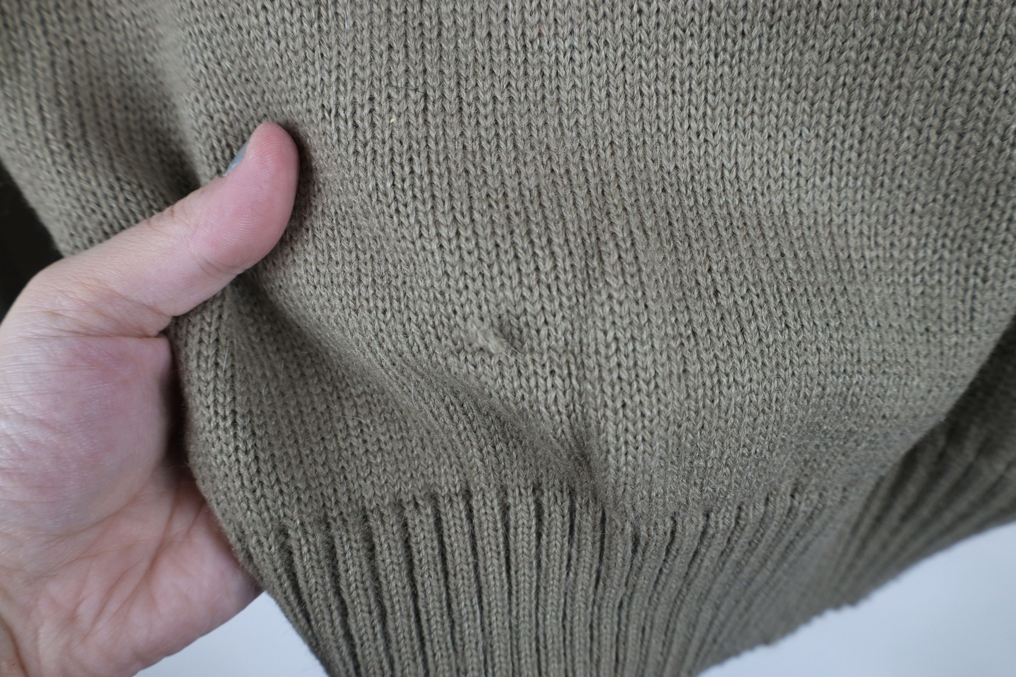 Vintage Deadstock Vintage 70s Streetwear Crewneck Sweater Beige Size US XL / EU 56 / 4 - 6 Thumbnail