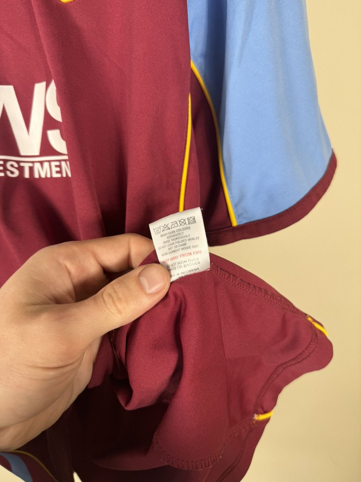 Hummel × Vintage 2005/06 Home Aston Villa Hummel Jersey T-shirt Size US L / EU 52-54 / 3 - 7 Thumbnail