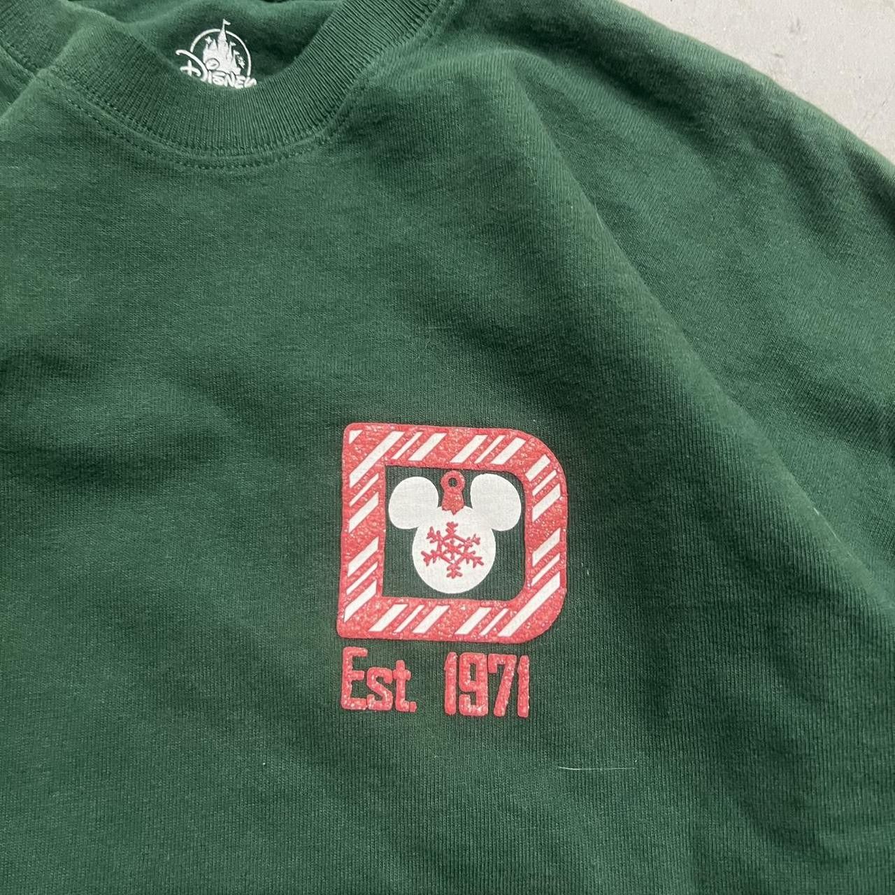 Disney × Vintage Vintage Y2K Disney Green plaid Christmas Spitit Jersey Size US S / EU 44-46 / 1 - 2 Thumbnail