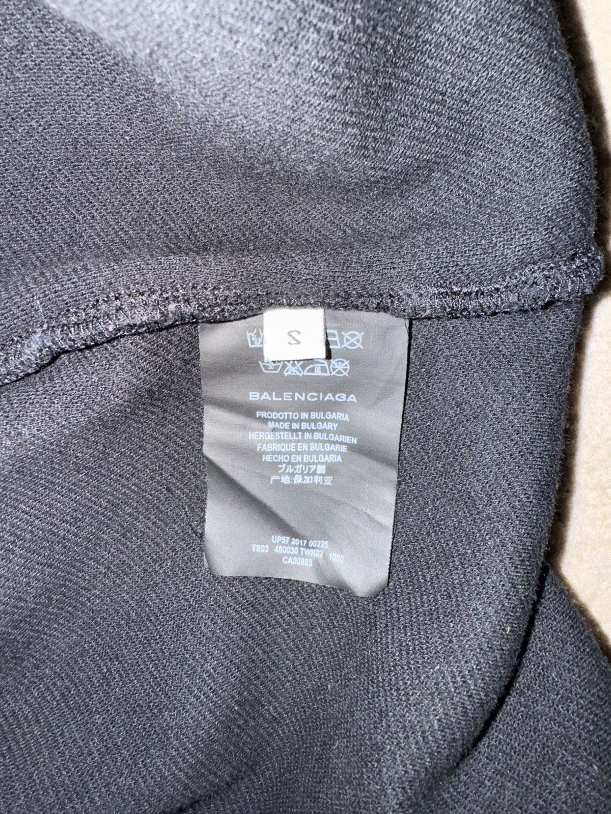 Balenciaga Balenciaga - Femme Fatale Black Crewneck Sweatshirt Size S / US 4 / IT 40 - 6 Thumbnail