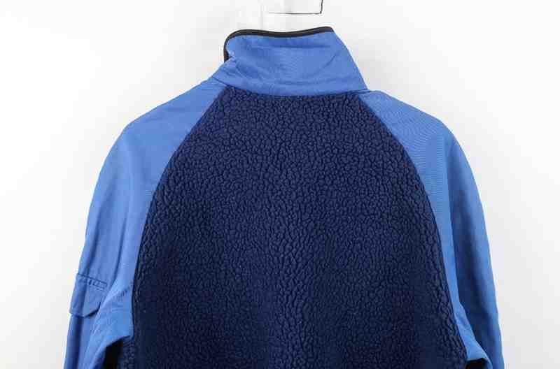 Vintage Vintage 90s Centrifuge Deep Pile Fleece Full Zip Jacket Blue Size US M / EU 48-50 / 2 - 16 Thumbnail