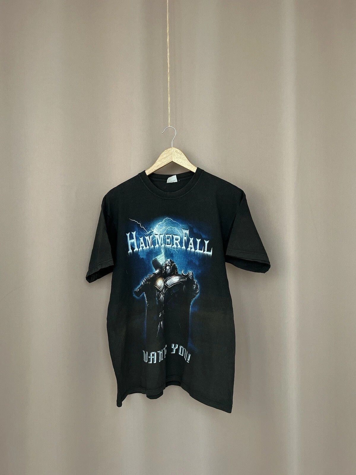 Other Hammer Fall Wants You T-Shirt 2005 Size M/L Vintage Size US M / EU 48-50 / 2 - 1 Thumbnail