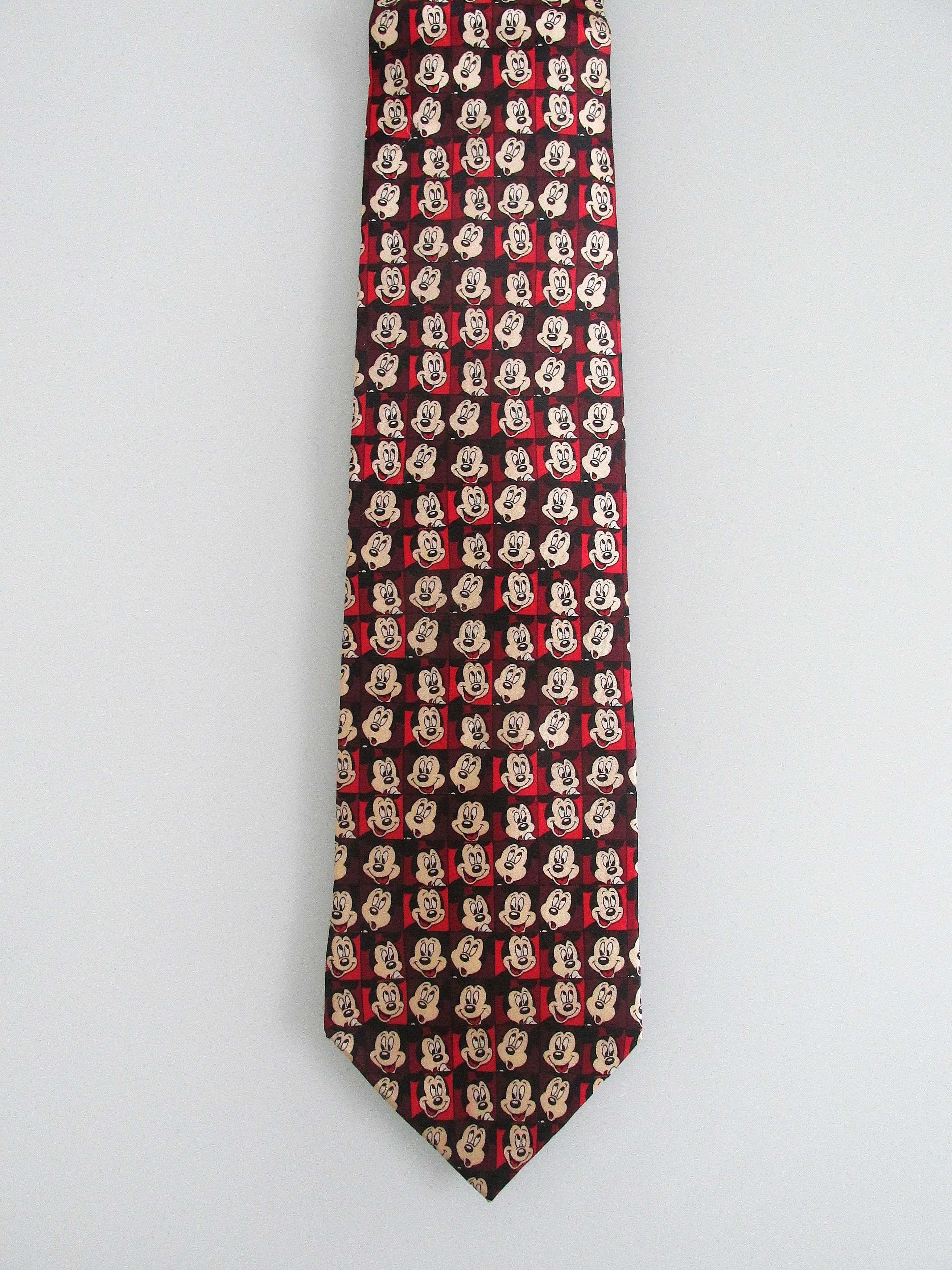 Disney Mickey Mouse/Disney Men's Silk Tie Size ONE SIZE - 2 Thumbnail