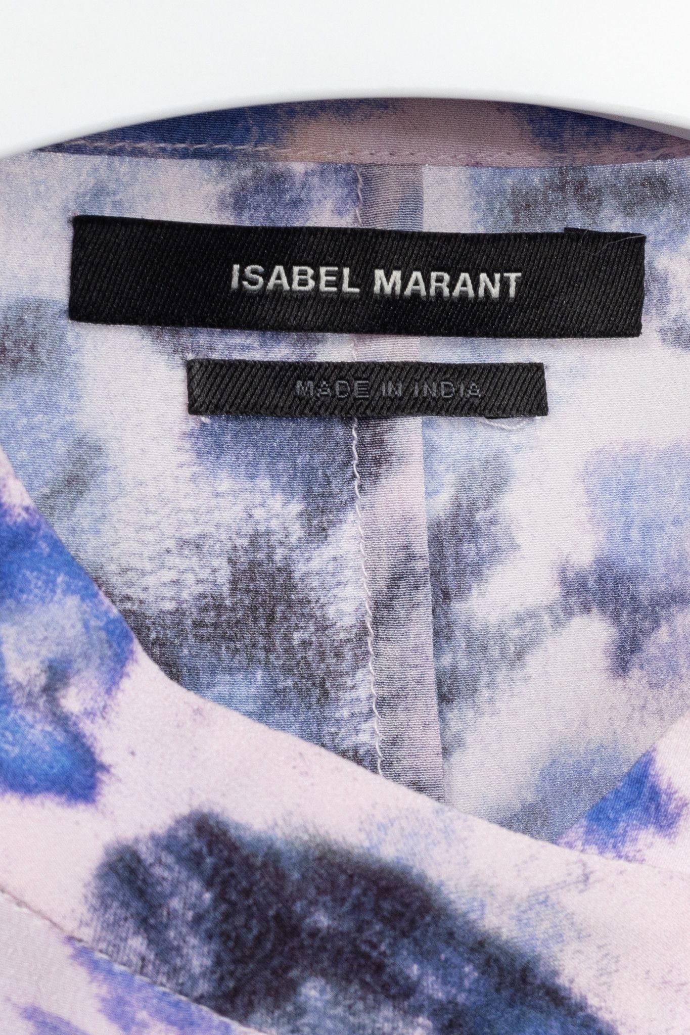 Isabel Marant Isabel Marant Fidaje Floral Silk Crepe Gathered Blouse Size S / US 4 / IT 40 - 4 Thumbnail