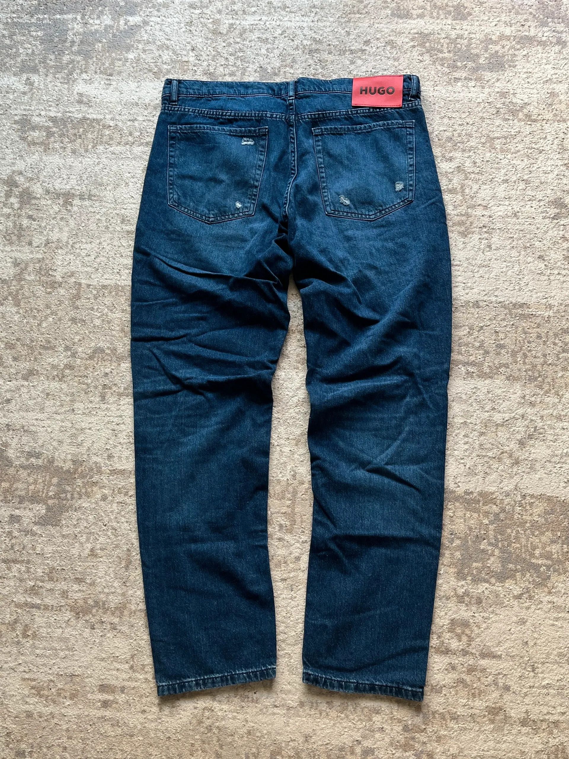 Hugo Boss Hugo Boss Sz 34/32 Distressed Jeans Denim Rare Deadstock Size US 34 / EU 50 - 2 Thumbnail