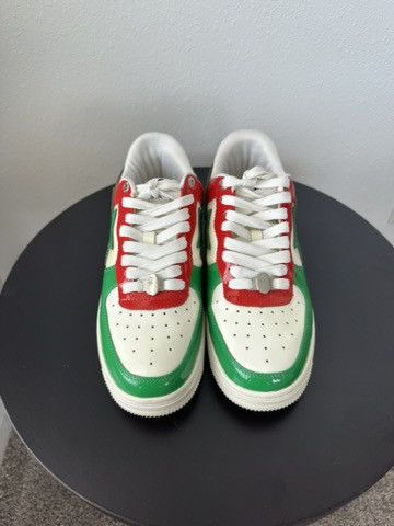 Bape BAPESTA Italia/Italy/Mexico Red White Green Size US 9 / EU 42 - 2 Thumbnail