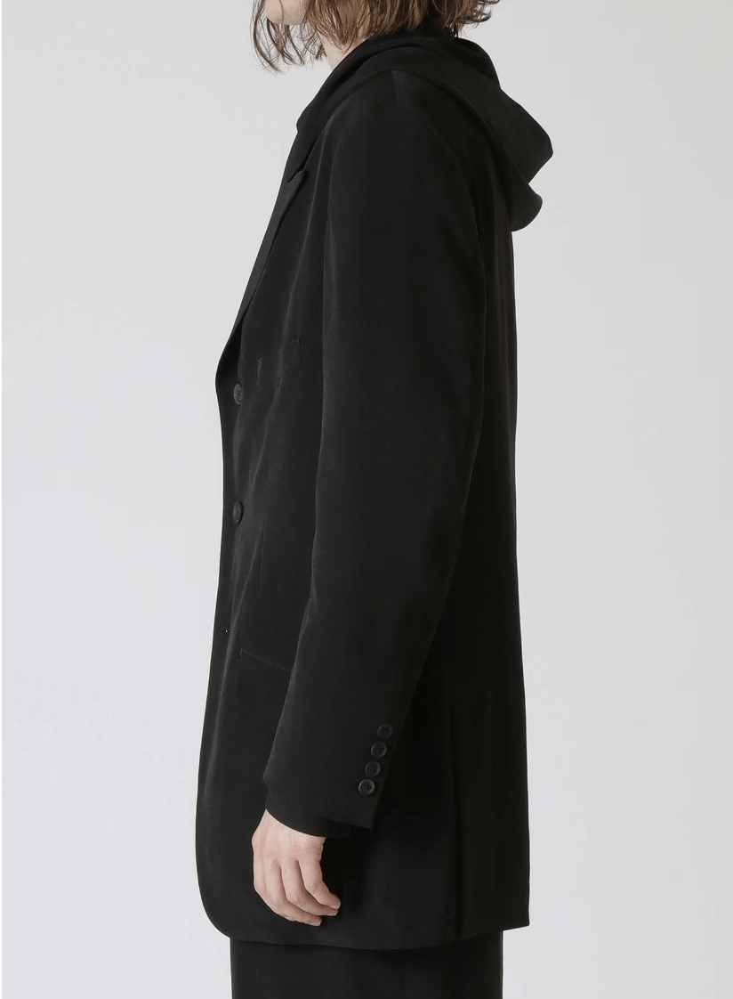 Yohji Yamamoto Yohji Yamamoto Pour Homme - W/GABARDINE HOODED JACKET Size US L / EU 52-54 / 3 - 7 Thumbnail