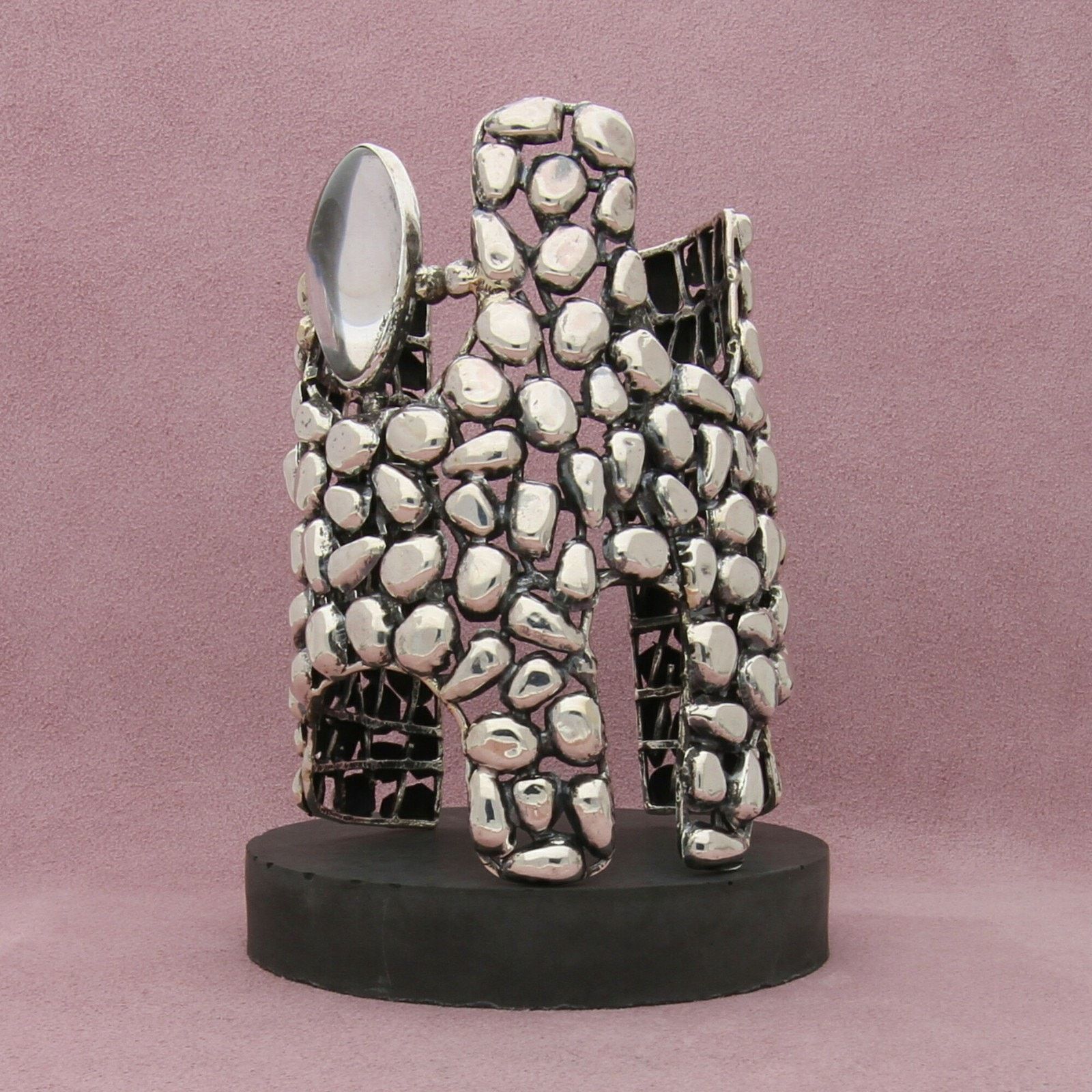 Sterling Silver sterling silver vintage brutalist cuff bracelet size 7.75in Size ONE SIZE - 1 Thumbnail