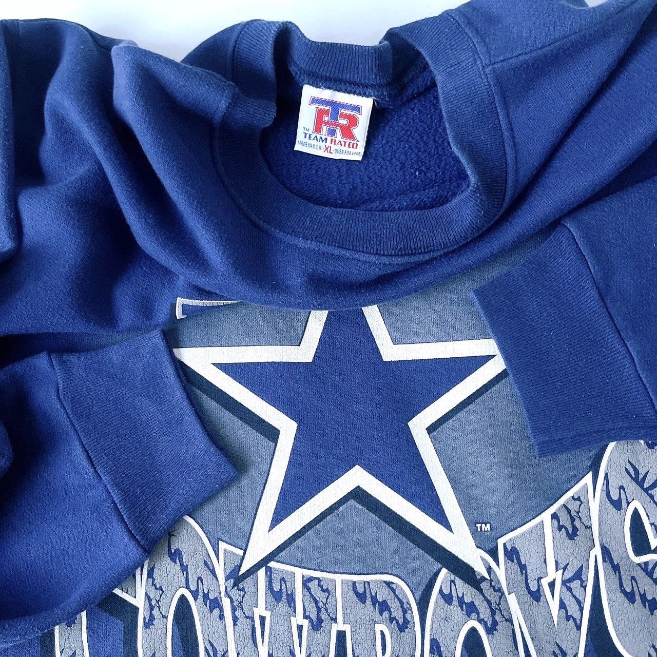 Vintage 90s Dallas Cowboys NFL sweatshirt/ XL Size US XL / EU 56 / 4 - 8 Thumbnail