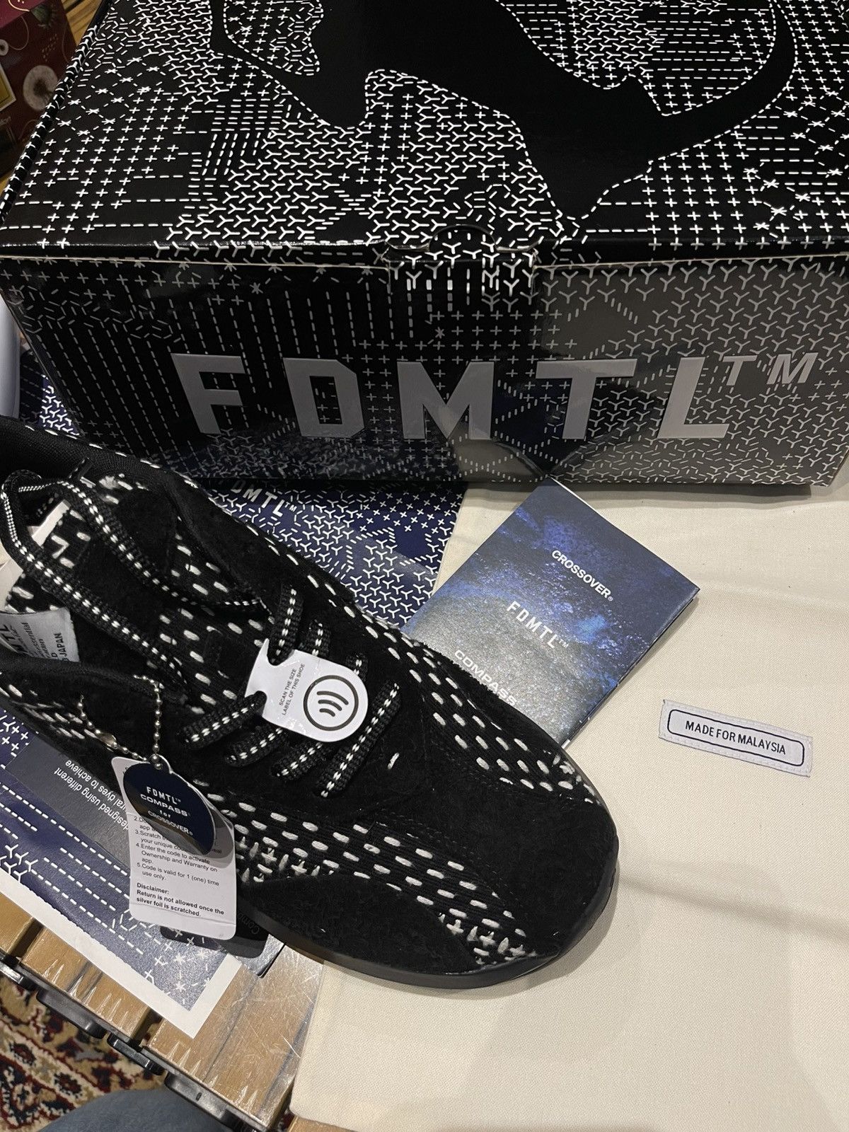 FDMTL FDMTL x Crossover x Sepatu Compass Size US 9 / EU 42 - 3 Thumbnail