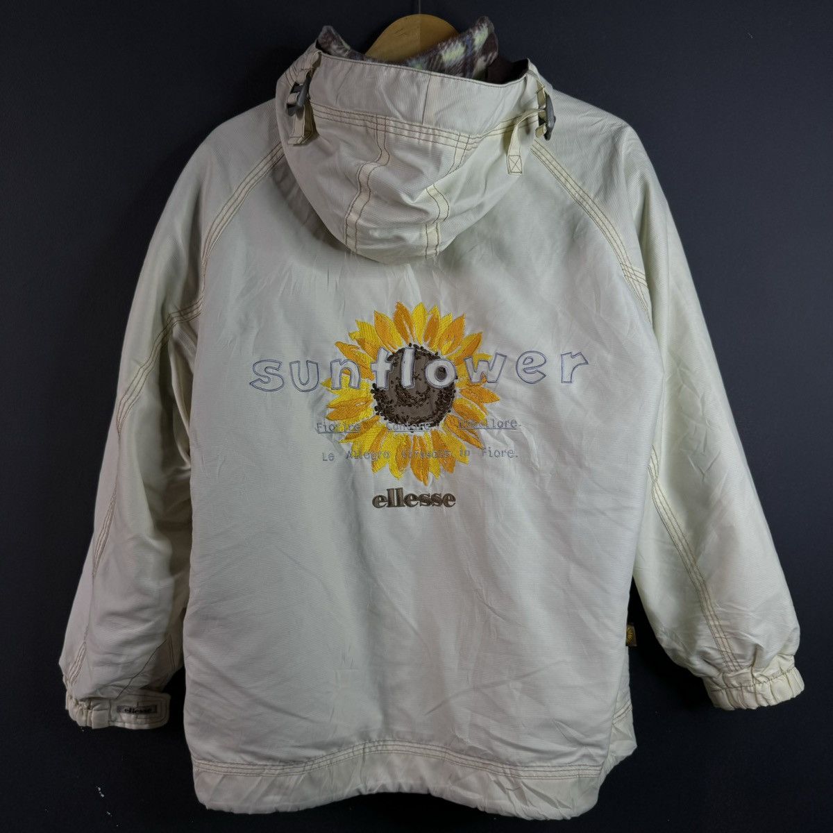 Ellesse Vintage Ellesse Sunflower Goldwin Ski Jacket Size US S / EU 44-46 / 1 - 1 Thumbnail
