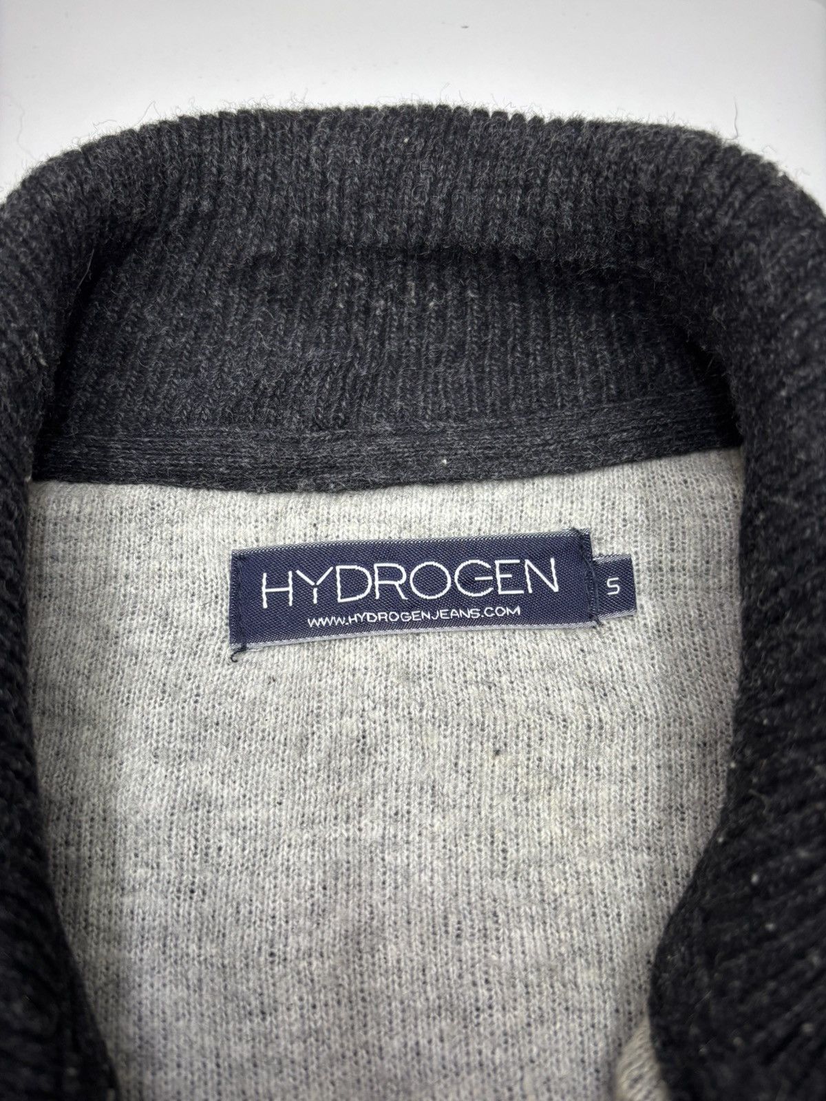 HYDROGEN HYDROGEN PUNK ITALY WOOL BLEND BLACK SWEATER Size US S / EU 44-46 / 1 - 11 Thumbnail