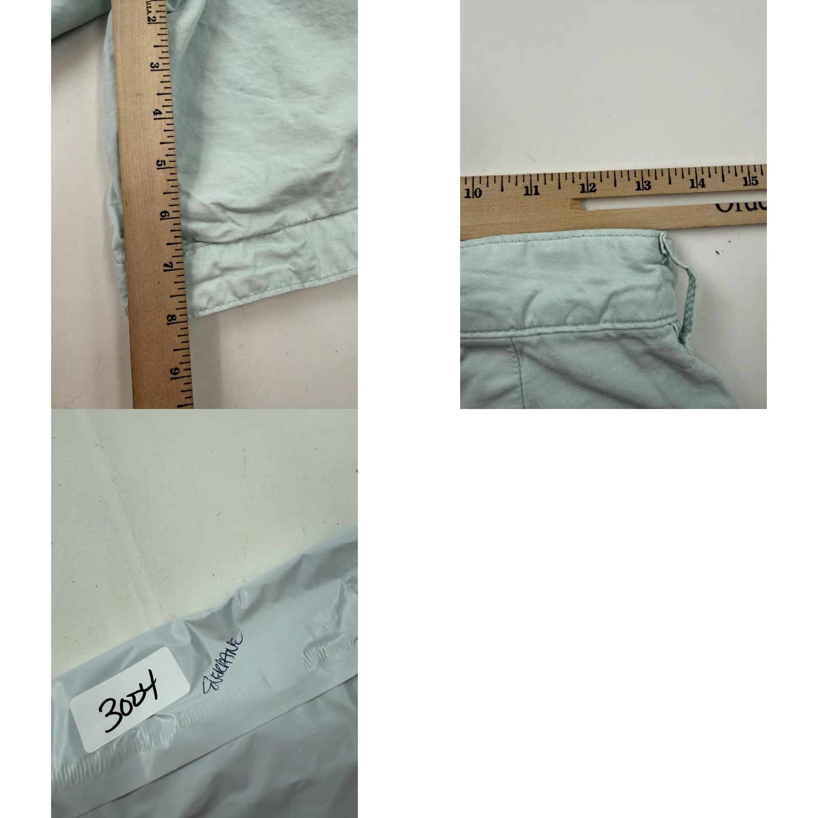 Everlane Everlane Shorts Womens 2 Green Organic Cotton Linen A-Line Knee Length Pockets Size 26" / US 2 / IT 38 - 8 Thumbnail