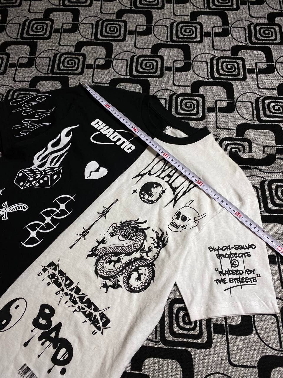 Affliction × Japanese Brand Y2K Affliction Style All Over Print T Shirt Tee Tapout Japan Size US M / EU 48-50 / 2 - 2 Thumbnail