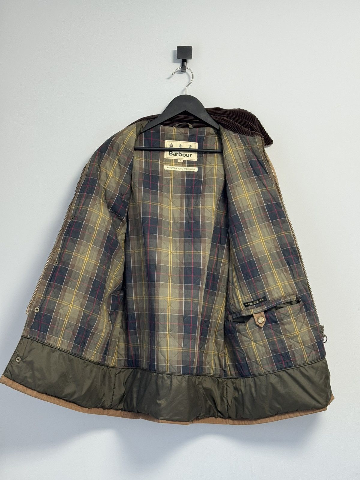 Barbour Barbour Linton Utility Field Jacket Brown Tartan Lined Size US L / EU 52-54 / 3 - 17 Thumbnail