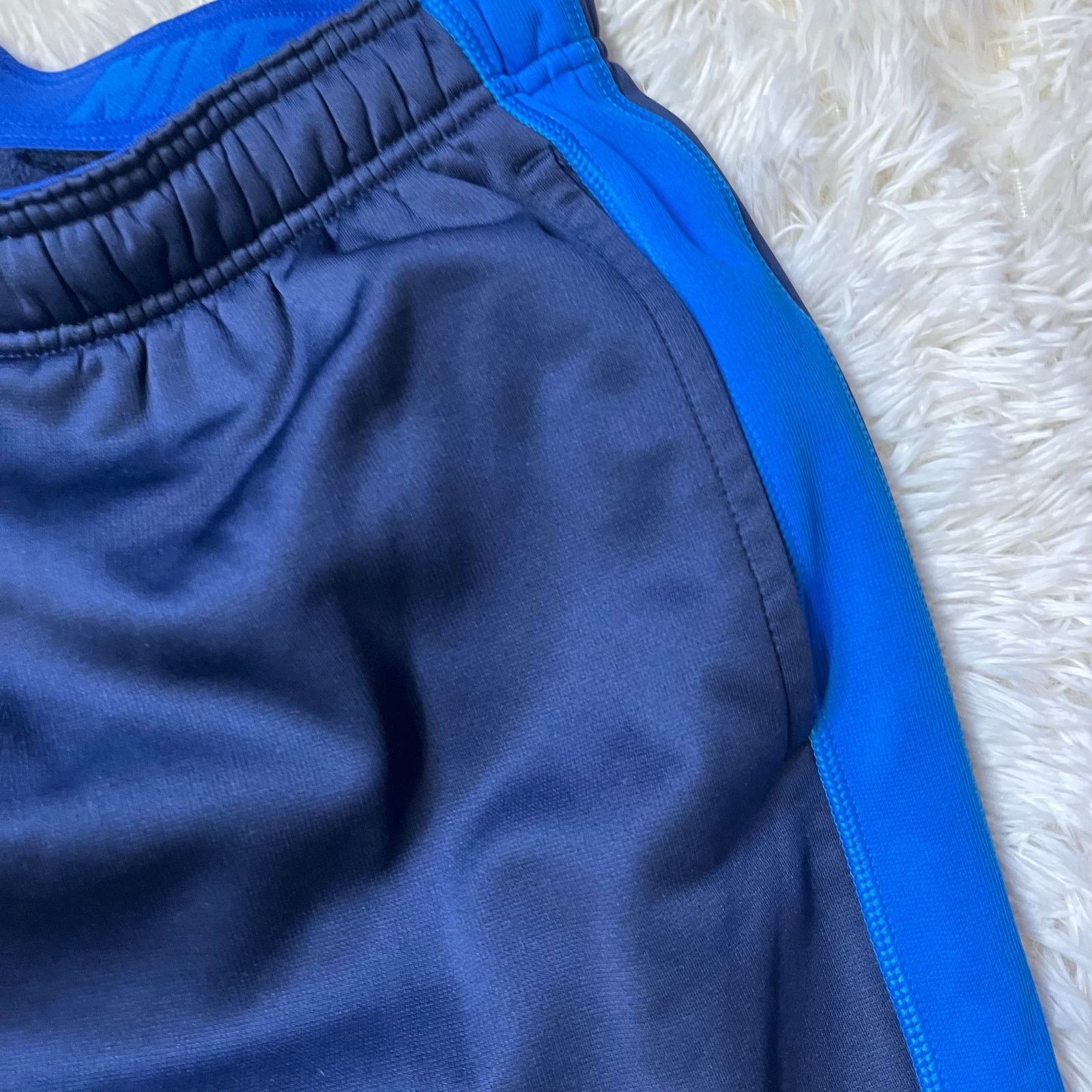 Nike Nike pants Mens Blue Therma-Fit Fleece Pocket Drawstring XL Size US 42 / EU 58 - 3 Thumbnail