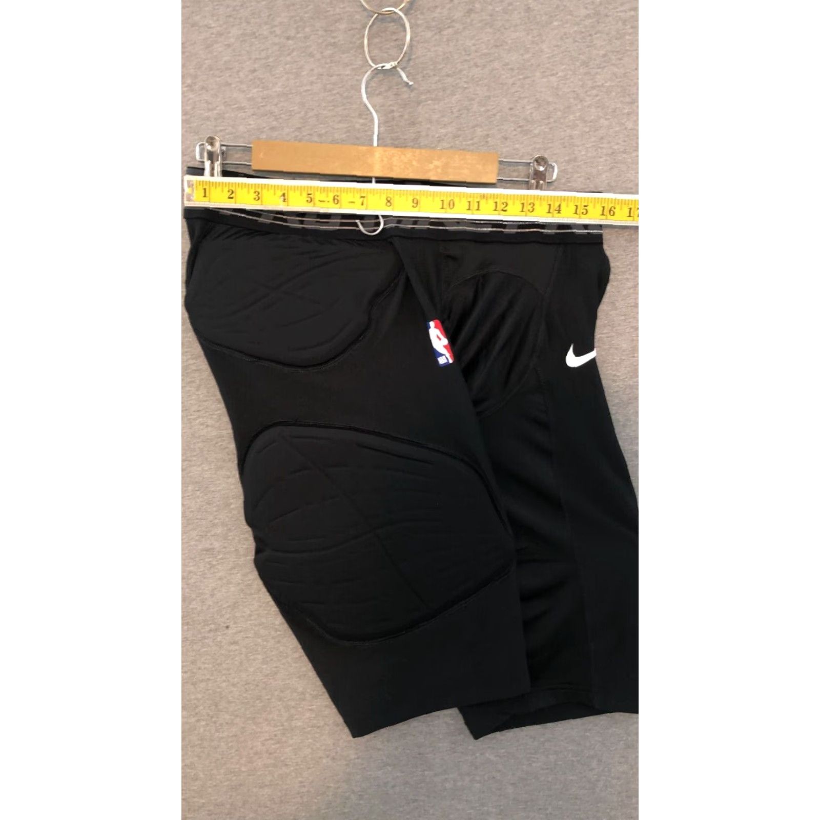 Nike Nike Pro Hyperstrong NBA Basketball Padded Compression Shorts 32X13 2XLT Black Mens Size US 39 - 6 Thumbnail