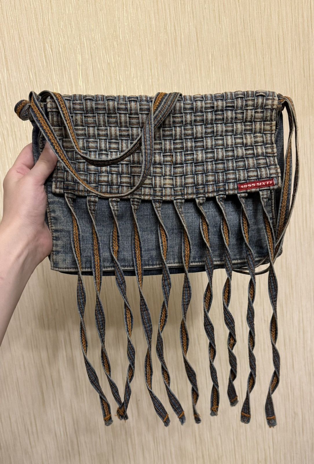 Miss Sixty Miss sixty Vintage Y2K style denim shoulder bag Size ONE SIZE - 2 Thumbnail