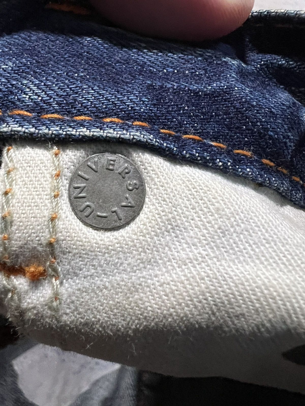 Blue Blue Japan 💥Flare Punk💥Vintage 90’s Blue Way Distress Rusty Mud Wash Size US 31 - 17 Thumbnail