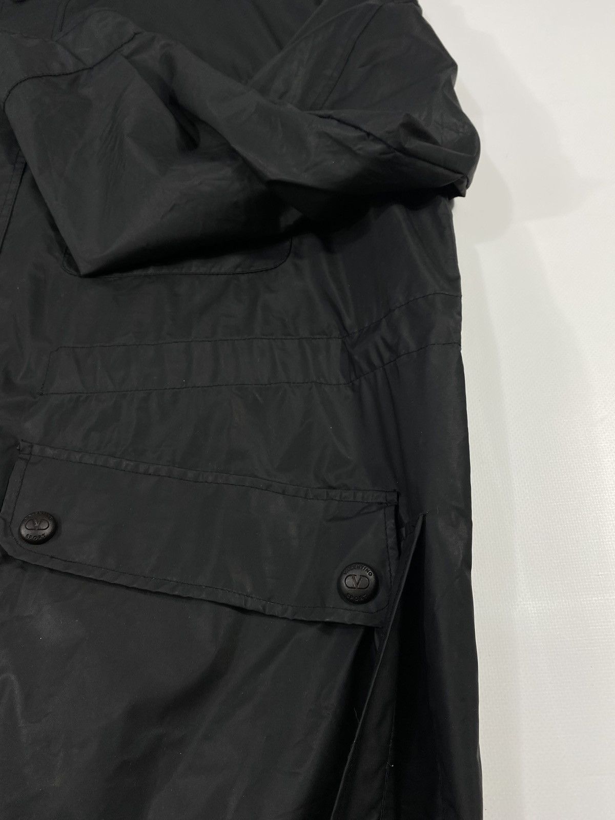 LASTDROP🔥 Vintage 90s Valentino Rubber Jacket Nylon Raincoat