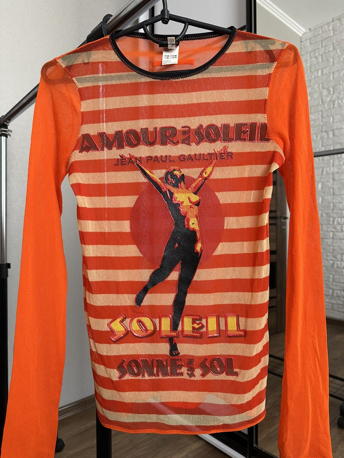 Jean Paul Gaultier Jean Paul Gaultier Amour Au Soleil JPG Vintage Mesh Top L/S Size M / US 6-8 / IT 42-44 - 5 Thumbnail