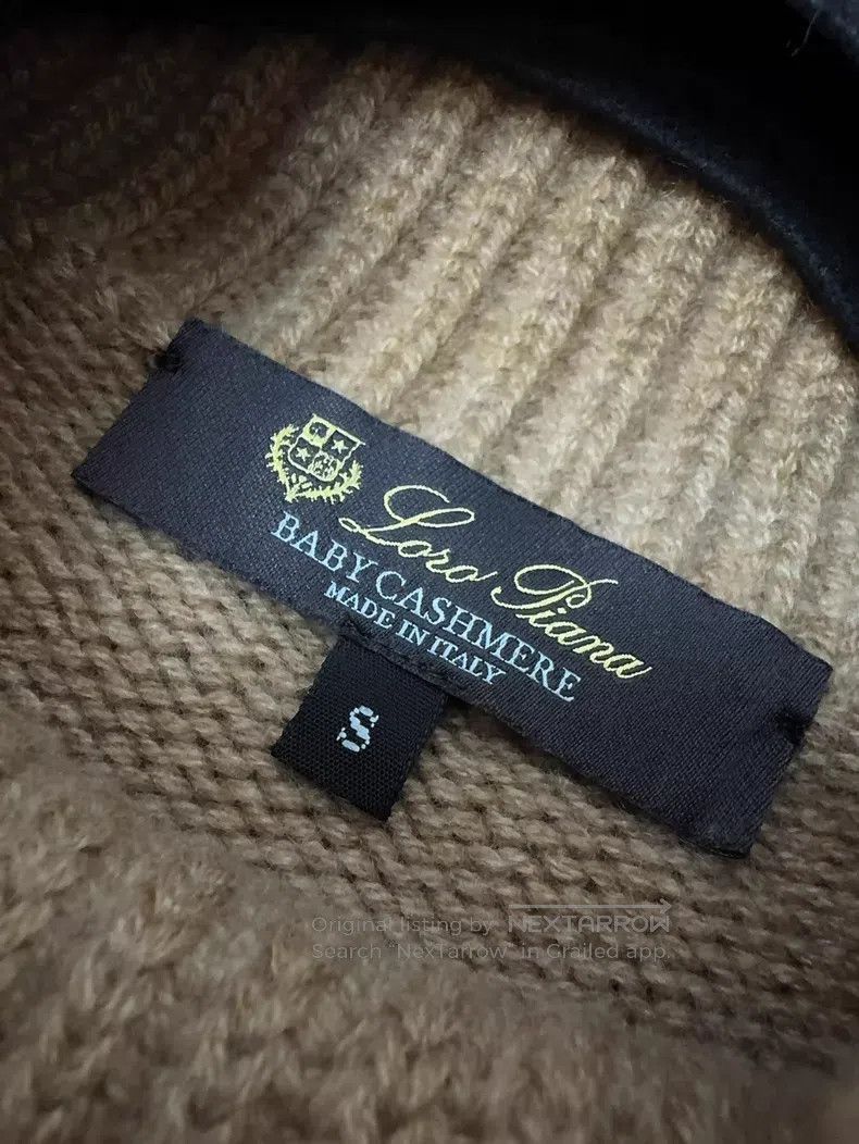 Loro Piana Loro Piana Khaki Brown Baby Cashmere Sweater Size S / US 4 / IT 40 - 5 Thumbnail