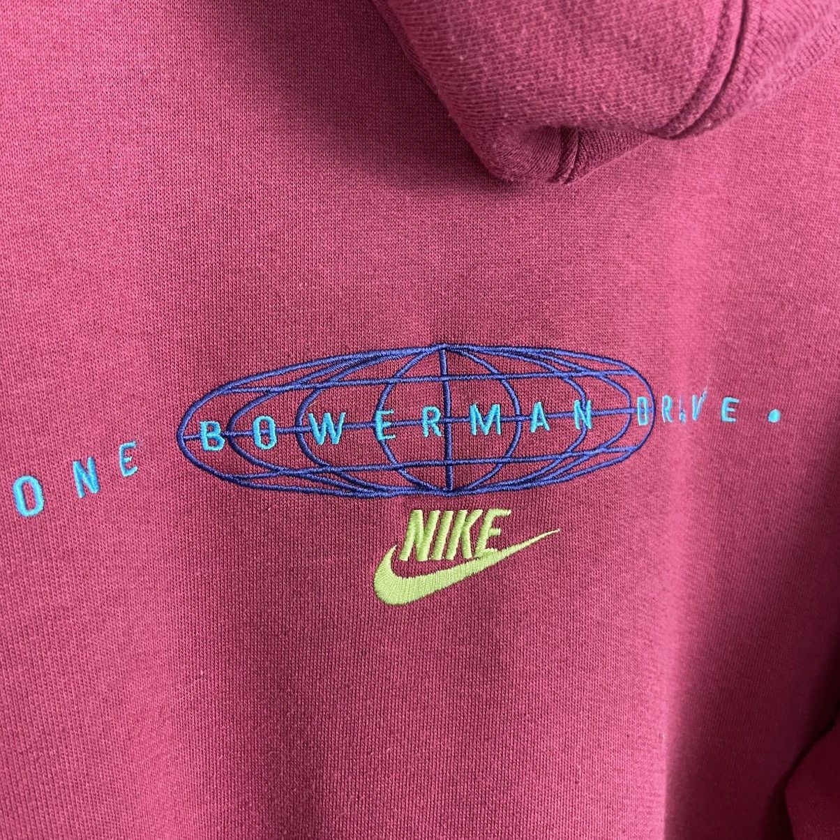 Nike Vintage Nike hoodie Nike Athletic 90s boxyfit big logo Size US XL / EU 56 / 4 - 8 Thumbnail