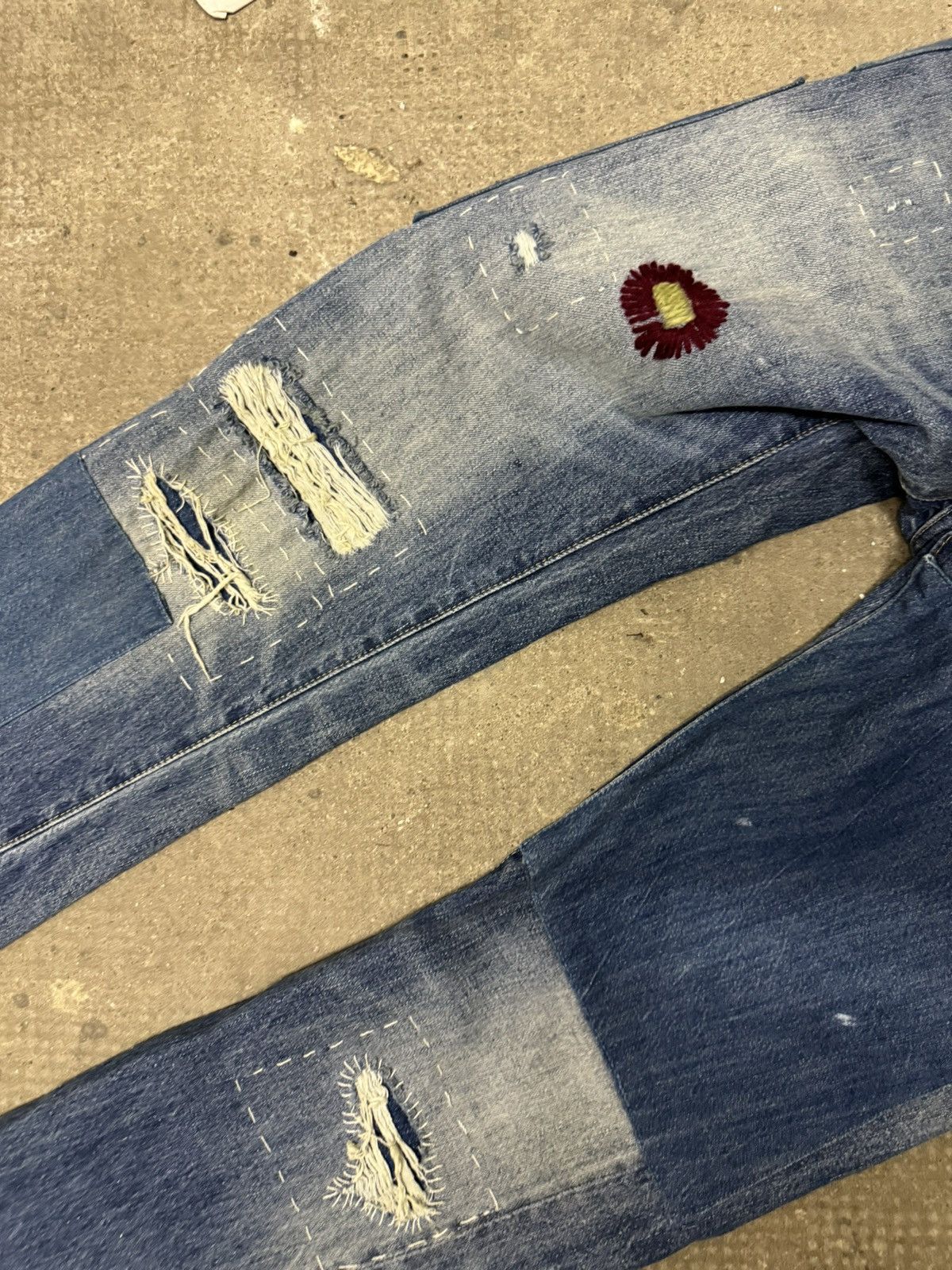 Levi's Vintage Clothing Levi’s Flower Denim Size US 32 / EU 48 - 3 Thumbnail
