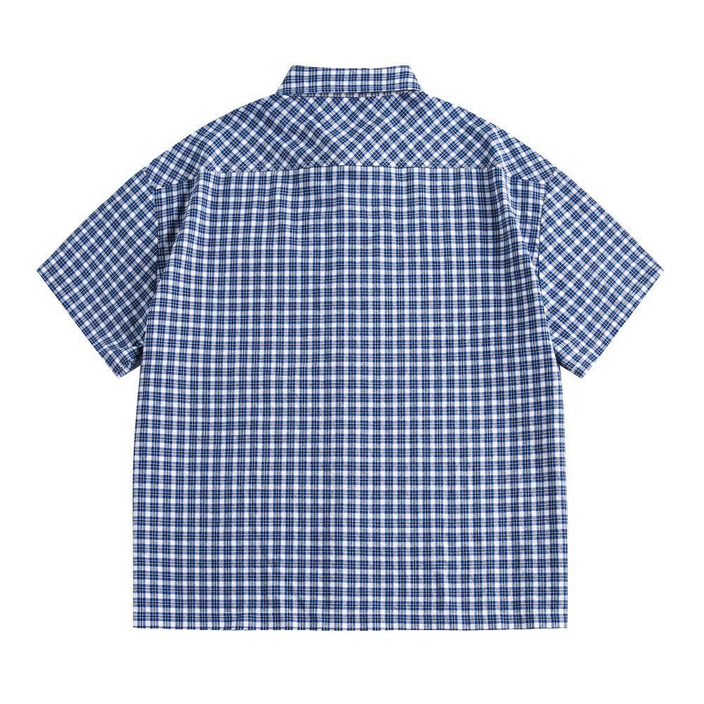 Vintage Men's Japanese workwear loose casual lapel plaid shirt Size US M / EU 48-50 / 2 - 2 Thumbnail